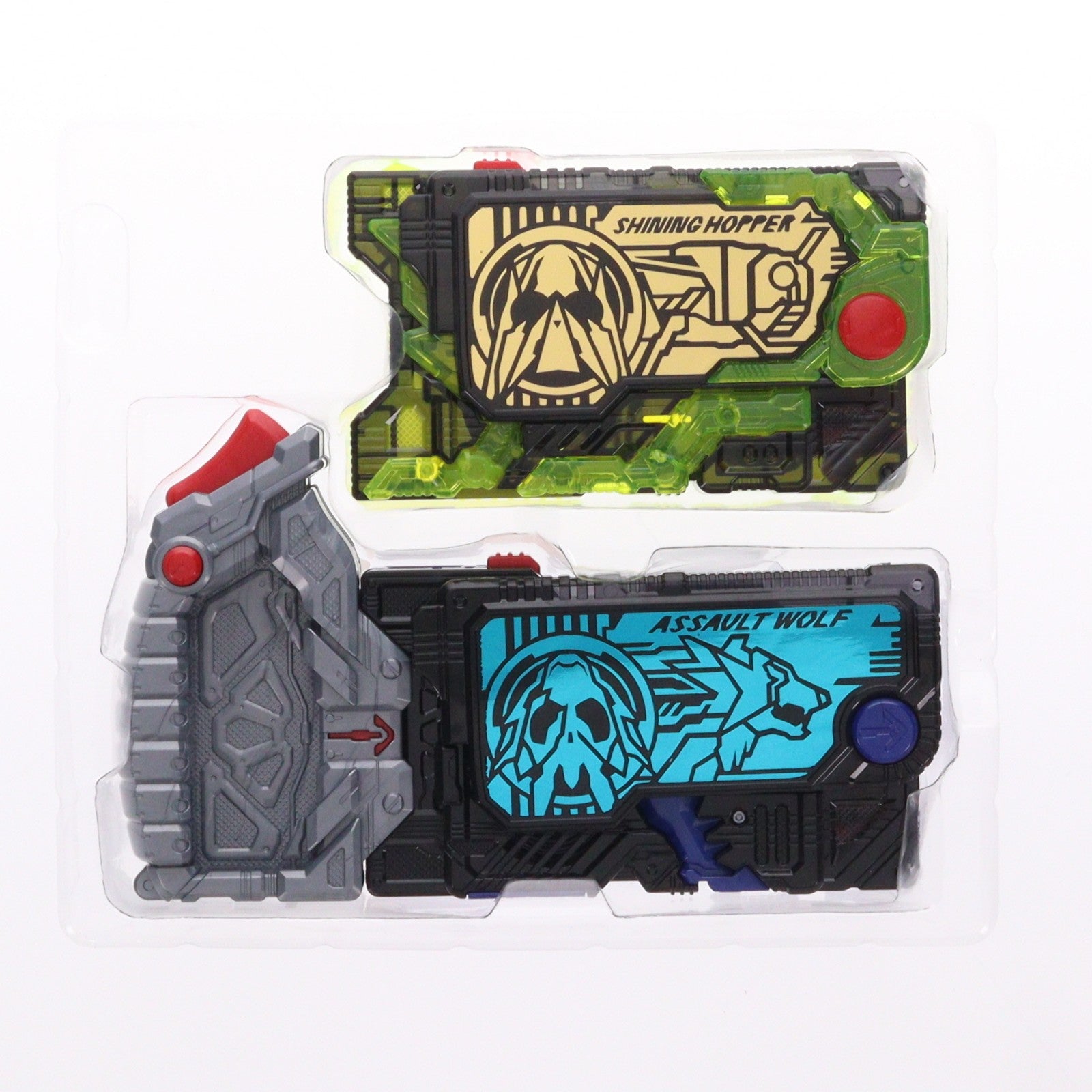 【中古即納】[TOY] プレミアムバンダイ限定 SUPER BEST DXシャイニングホッパープログライズキー&アサルトウルフプログライズキーセット 仮面ライダーゼロワン 完成トイ バンダイ(20241218)