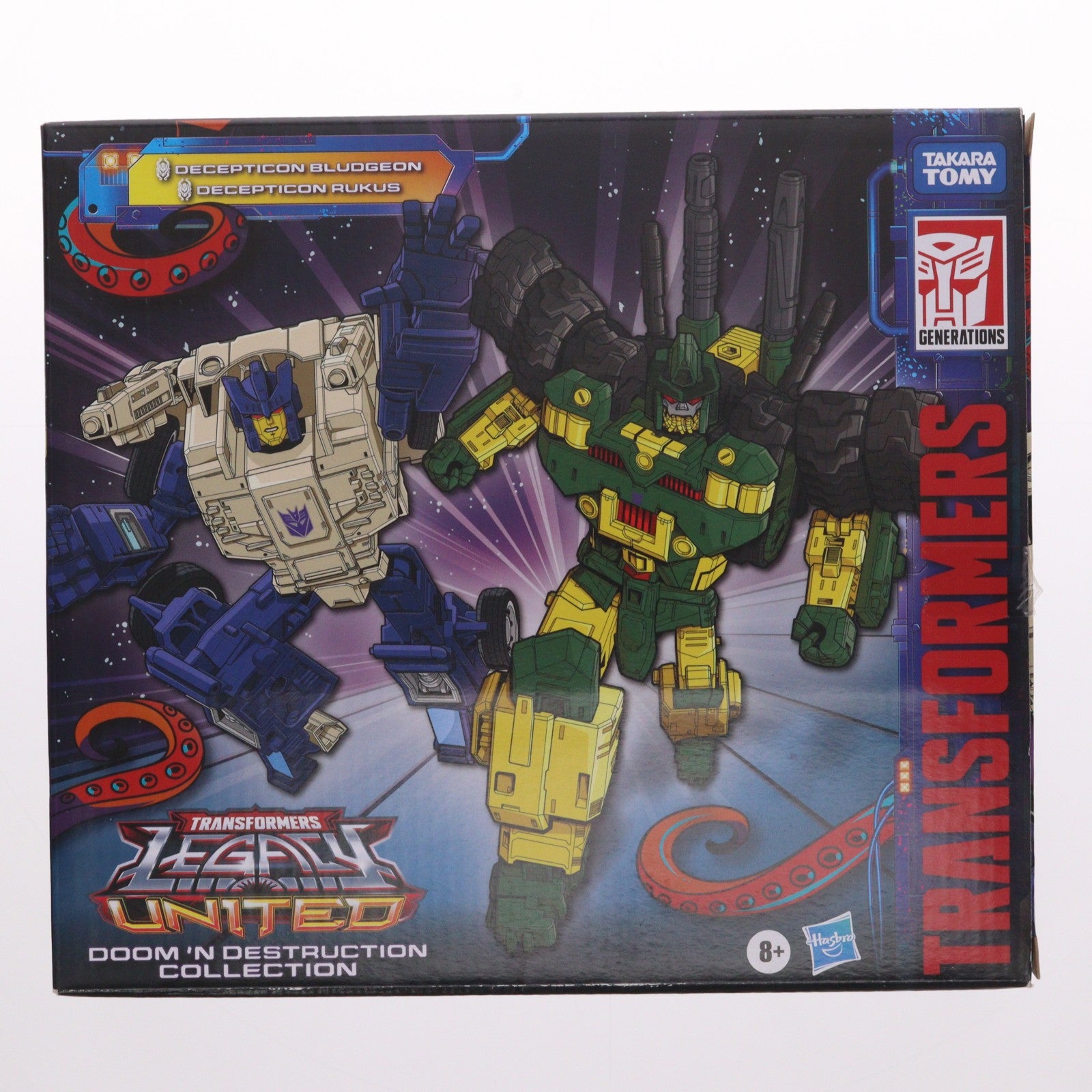 【中古即納】[TOY] Amazon.co.jp限定 トランスフォーマー ジェネレーションズ レガシー ユナイテッド ドゥーム&デストラクション コレクション ブラジオン&ラッカス 2パック 完成トイ ハズブロ(20241001)