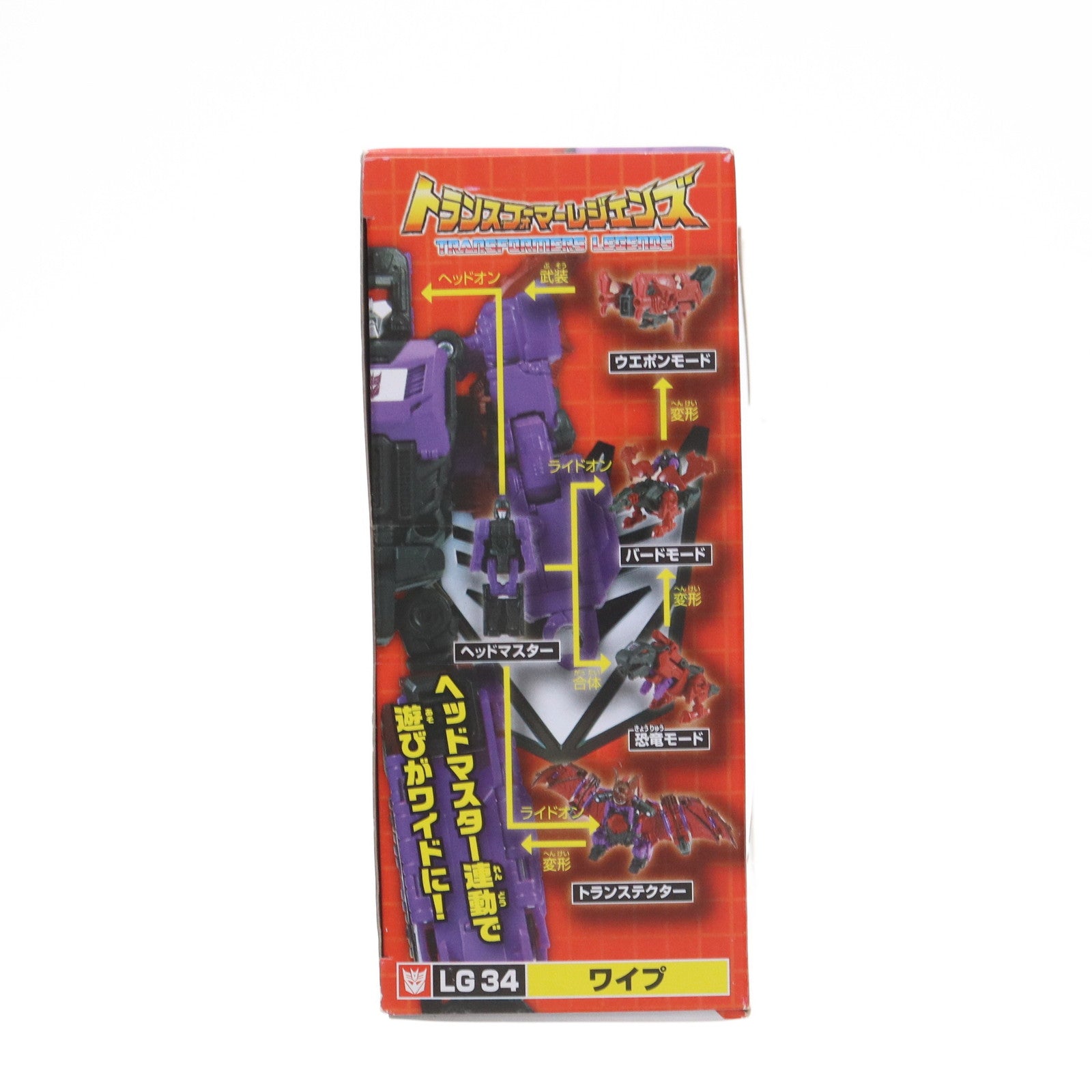 【中古即納】[TOY] トランスフォーマーレジェンズ LG34 ワイプ トランスフォーマー ザ☆ヘッドマスターズ 完成トイ タカラトミー(20161126)