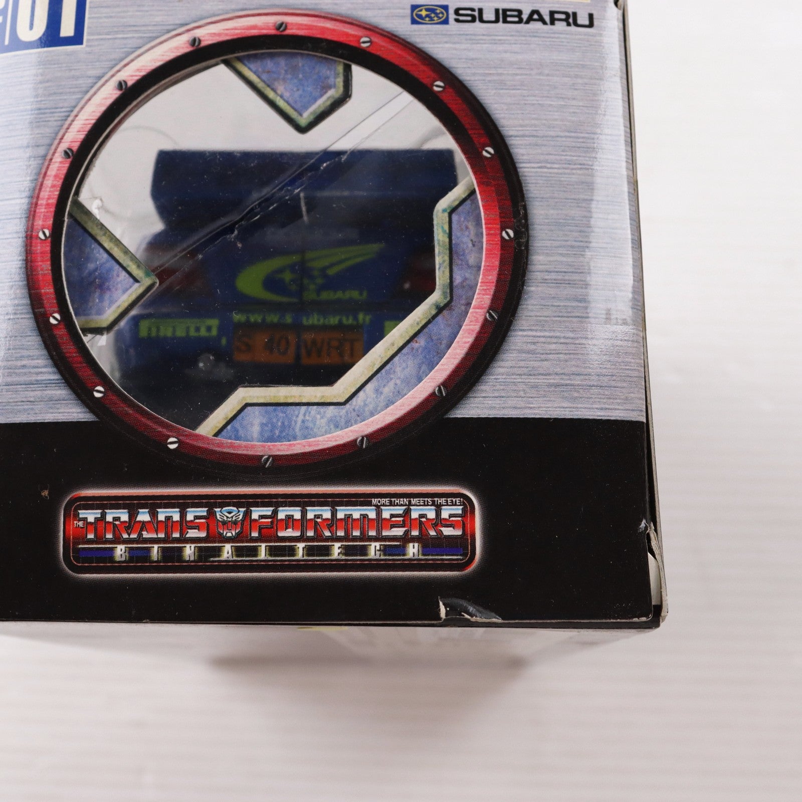 【中古即納】[TOY] トランスフォーマー バイナルテック BT-01 1/24 スモークスクリーン feat.スバルインプレッサWRC2003 No.8 完成トイ タカラ(20030930)