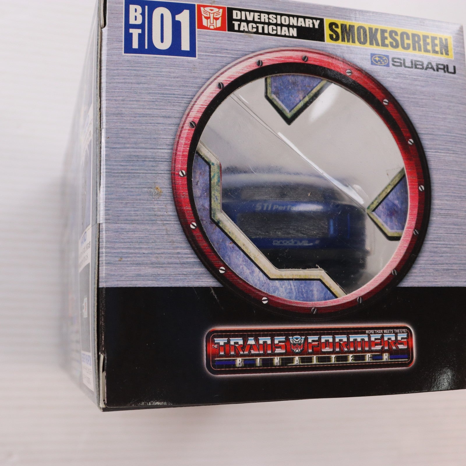 【中古即納】[TOY] トランスフォーマー バイナルテック BT-01 1/24 スモークスクリーン feat.スバルインプレッサWRC2003 No.8 完成トイ タカラ(20030930)