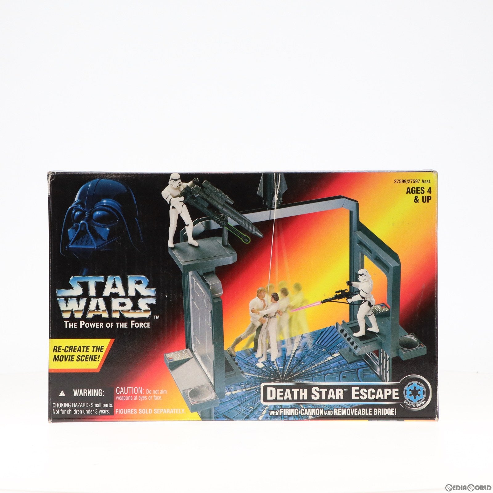 【中古即納】[TOY] スター・ウォーズ パワー・オブ・ザ・フォース DEATH STAR ESCAPE(デス・スターエスケープ) 完成トイ(27599) Kenner(ケナー)(19961231)