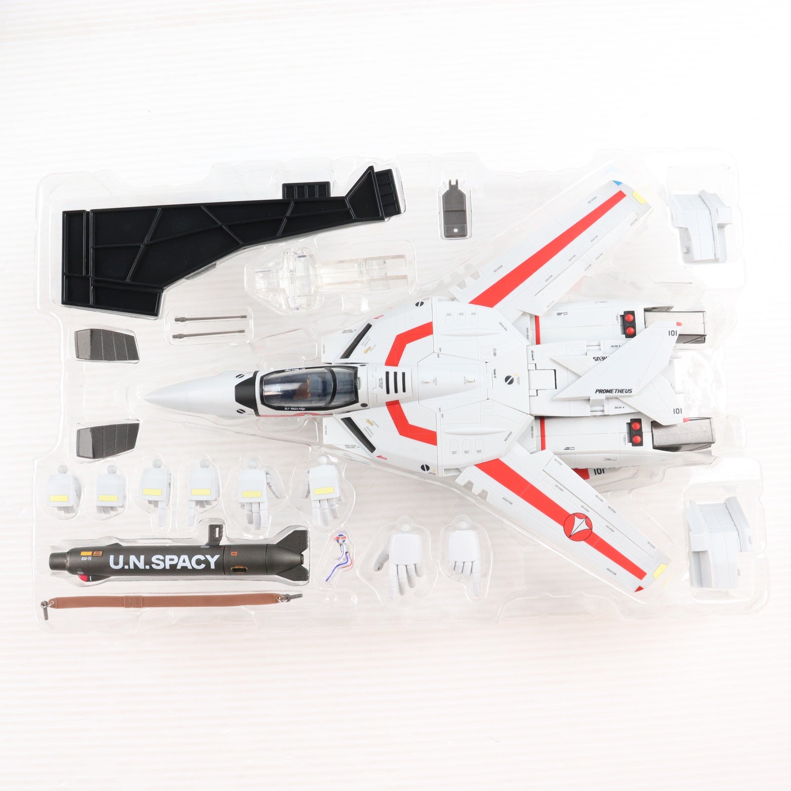 【中古即納】[TOY] DX超合金 VF-1J バルキリー(一条輝機) 初回限定版 超時空要塞マクロス 完成トイ バンダイ(20181229)