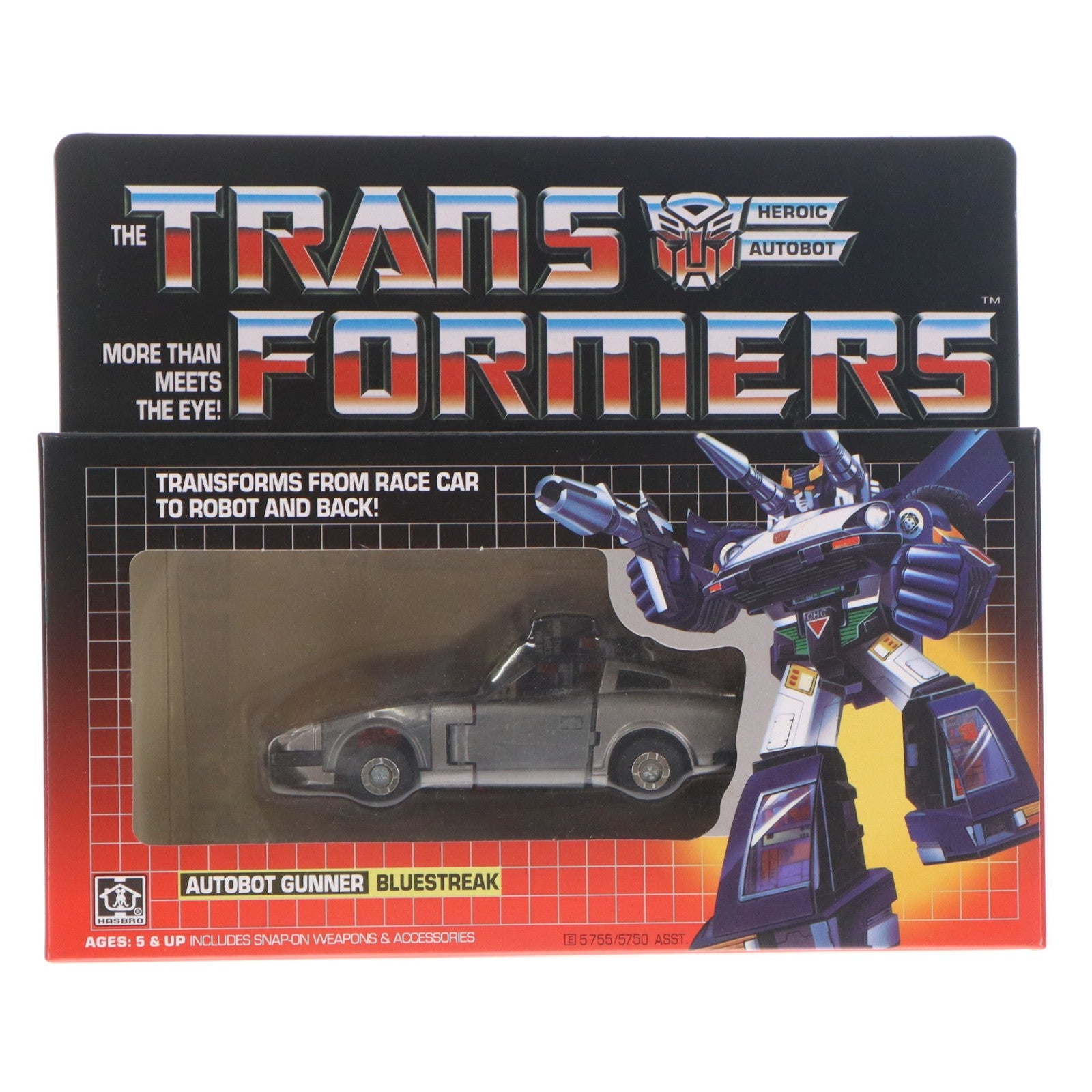 【中古即納】[TOY] Transformer: Autobot Cars BLUESTREAK(ブルーストリーク) 完成トイ ハズブロ(19841231)