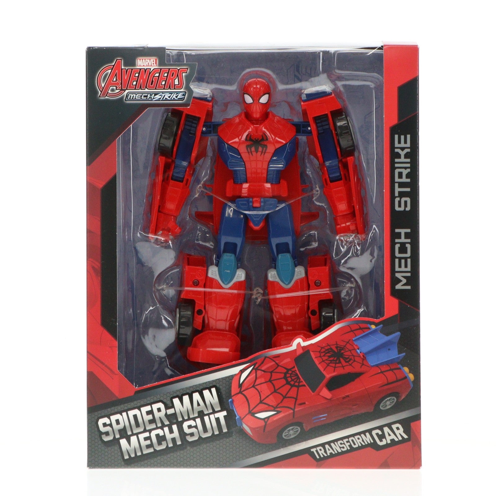 【中古即納】[TOY] MARVEL AVENGERS MECH STRIKEシリーズ トランスフォームカー スパイダーマン 完成トイ ZD Toys(Zhong Dong Toys)(20230630)