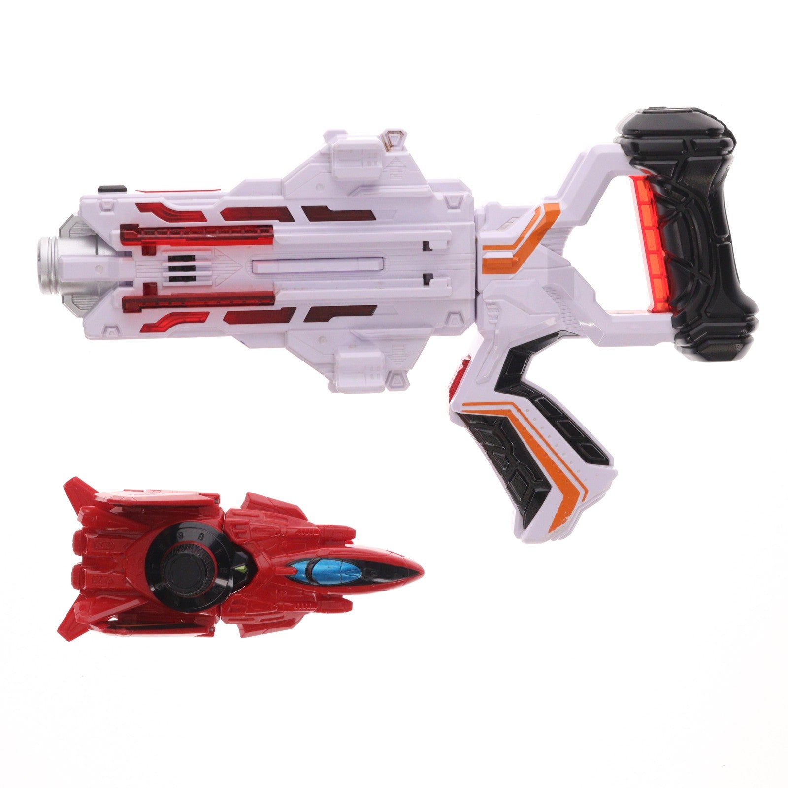 【中古即納】[TOY] ダブル変身銃 DX VSチェンジャー ルパンレッドセット 快盗戦隊ルパンレンジャーVS警察戦隊パトレンジャー 完成トイ バンダイ(20180210)