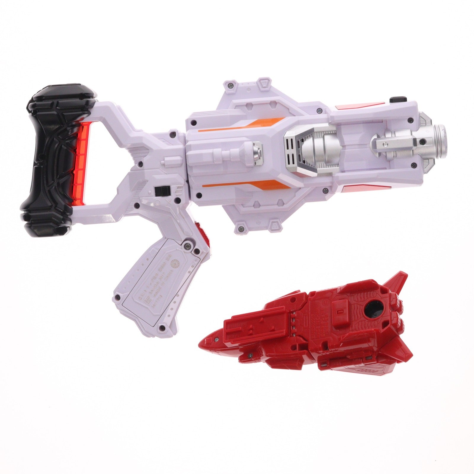 【中古即納】[TOY] ダブル変身銃 DX VSチェンジャー ルパンレッドセット 快盗戦隊ルパンレンジャーVS警察戦隊パトレンジャー 完成トイ バンダイ(20180210)