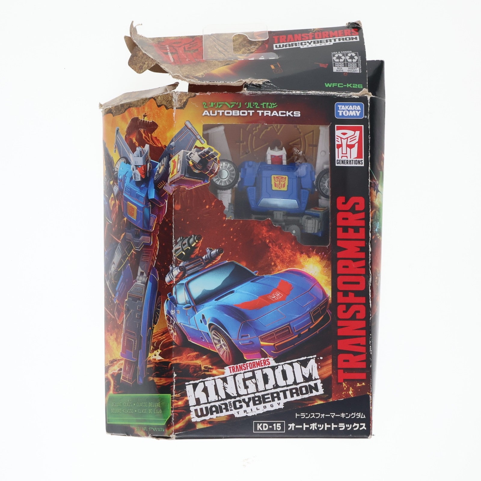 【中古即納】[TOY] トランスフォーマー キングダムシリーズ KD-15 トラックス 完成トイ タカラトミー(20211127)