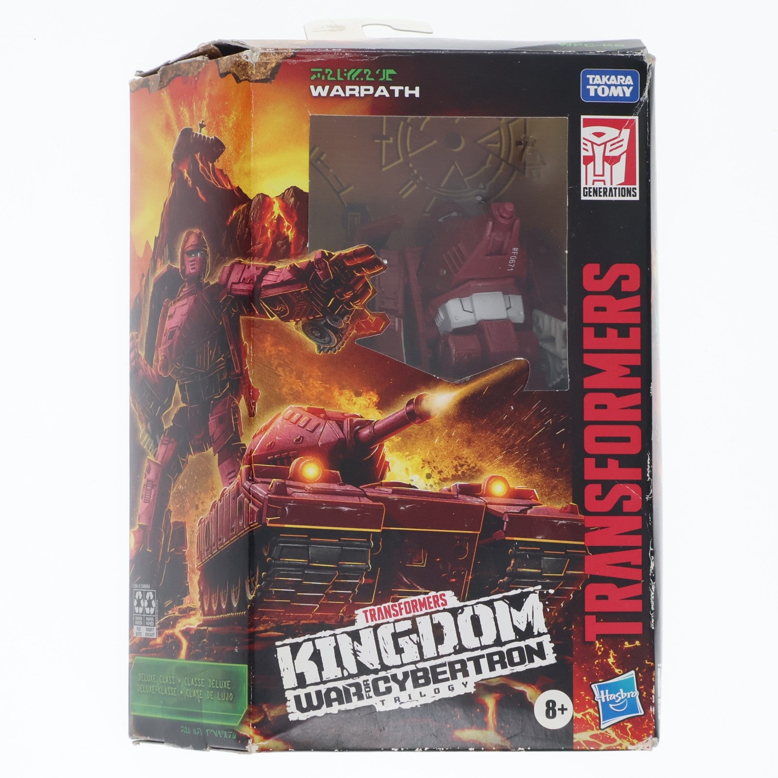 【中古即納】[TOY] トランスフォーマー ウォーフォーサイバトロン/キングダム WFC-K06 WARPATH(ワーパス) TFジェネレーションズ デラックスクラス 完成トイ ハズブロ(20210228)
