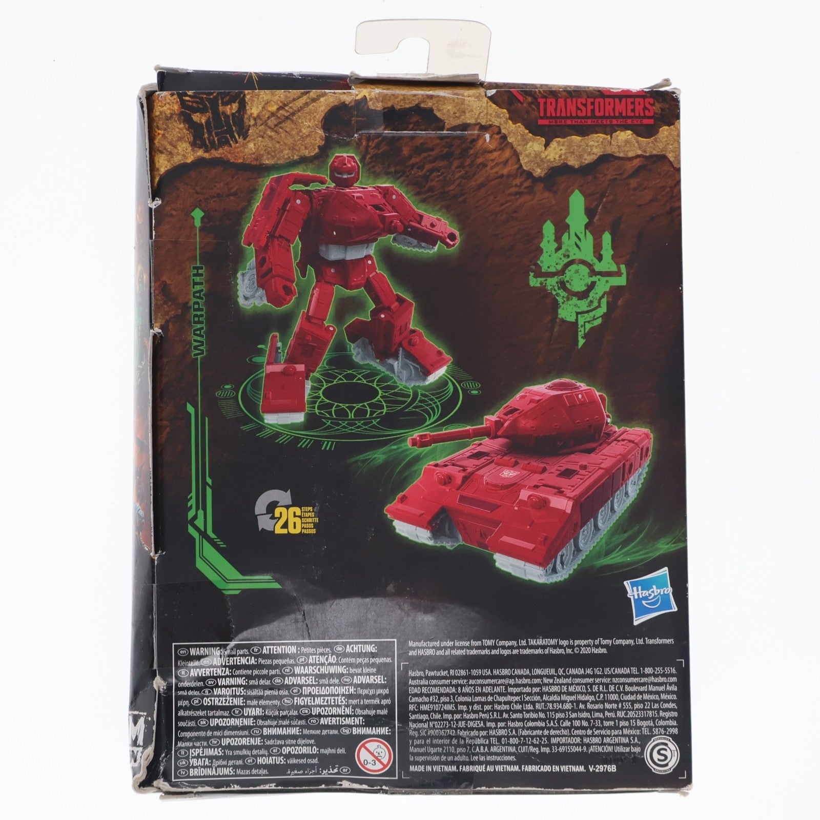 【中古即納】[TOY] トランスフォーマー ウォーフォーサイバトロン/キングダム WFC-K06 WARPATH(ワーパス) TFジェネレーションズ デラックスクラス 完成トイ ハズブロ(20210228)