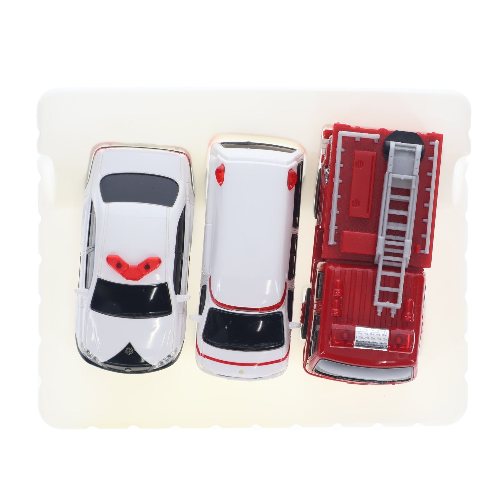 【中古即納】[MDL] ドライブタウン Premium3 緊急車セット 完成品 ミニカー マルカ(20151230)