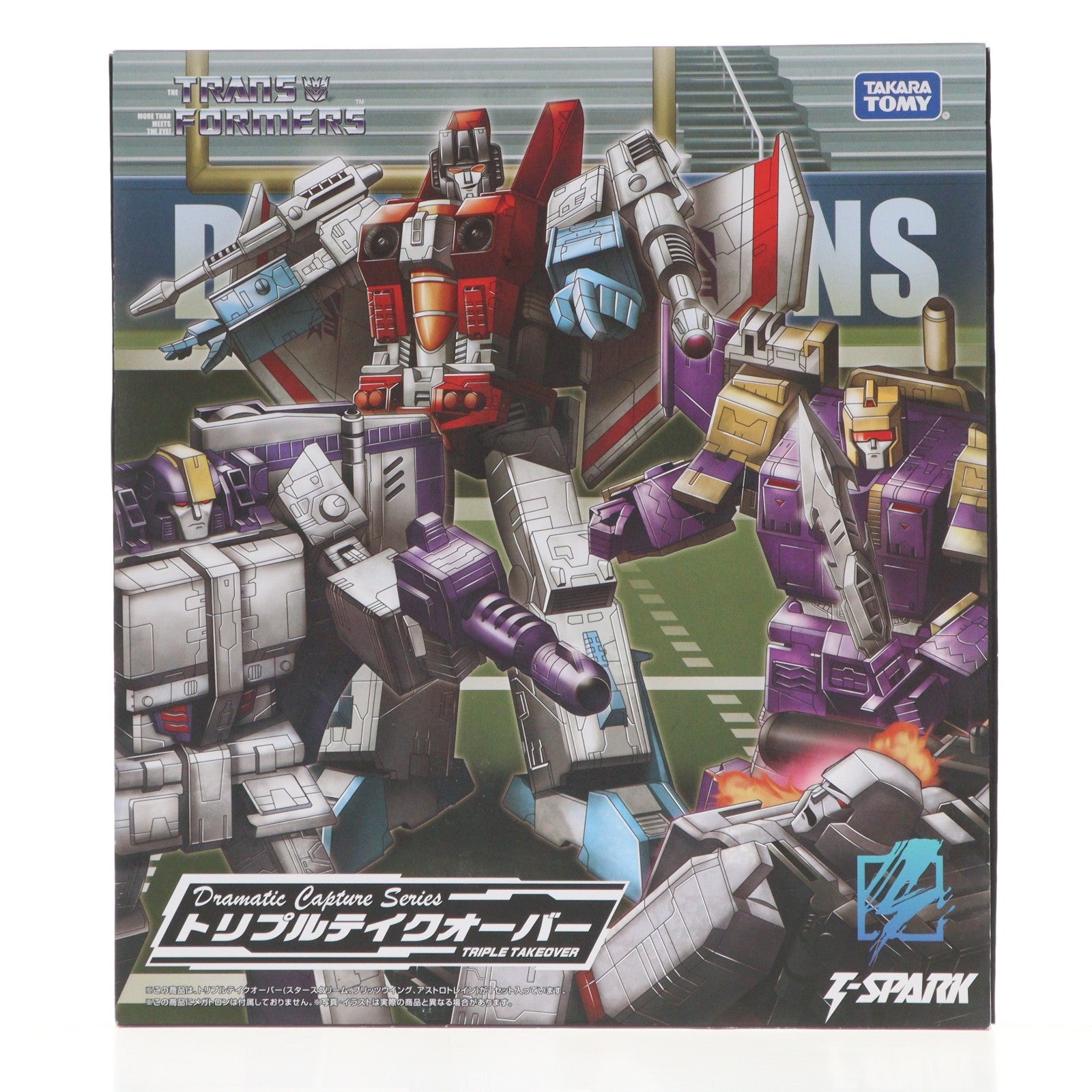 【中古即納】[TOY] T-SPARK トランスフォーマー Dramatic Capture Series トリプルテイクオーバー 完成トイ タカラトミー(20250331)