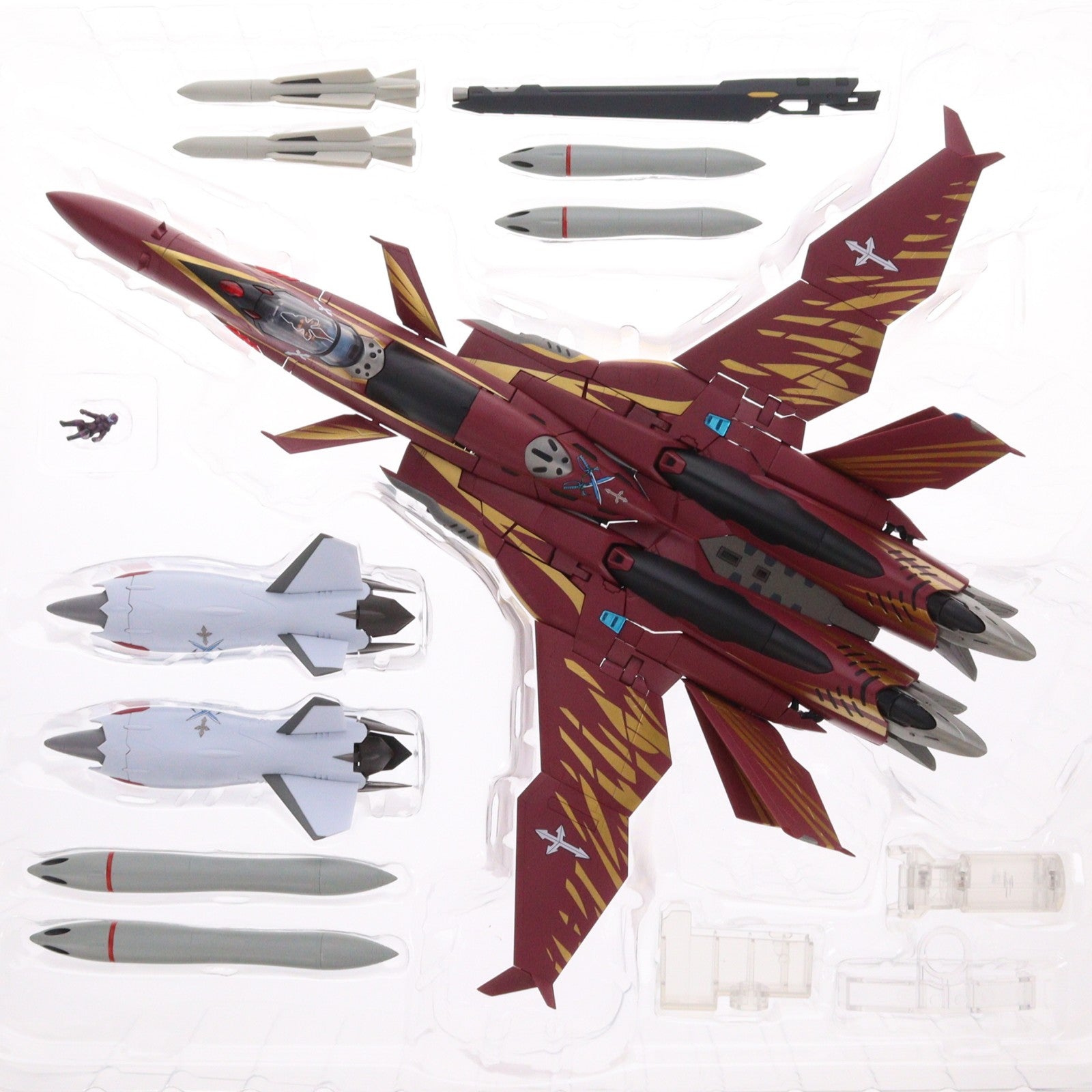 【中古即納】[TOY] (再販) 完全変形 1/60 SV-51γ ノーラ・ポリャンスキー搭乗機 最終決戦仕様 マクロスゼロ 完成トイ アルカディア(20250904)