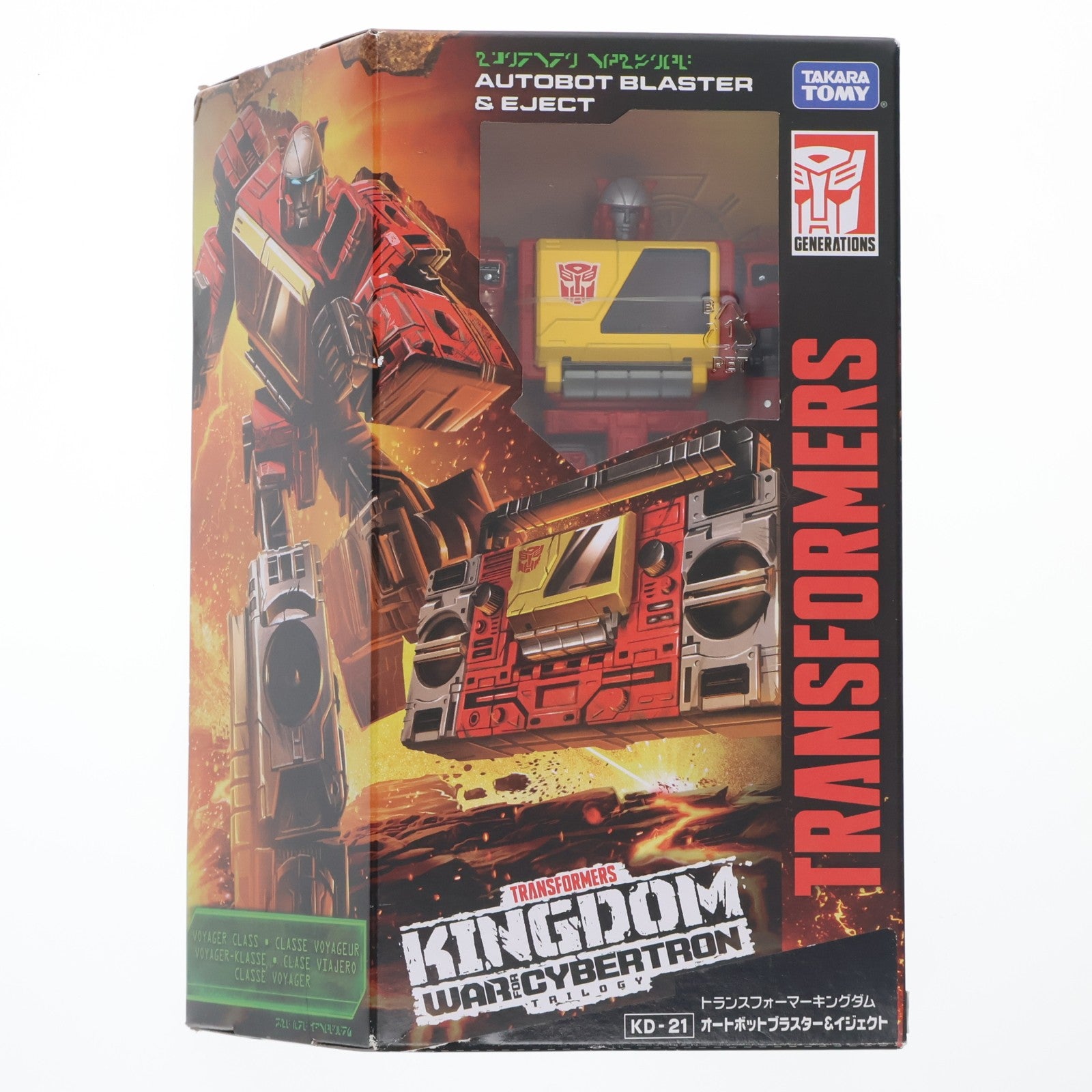 【中古即納】[TOY] トランスフォーマー キングダム KD-21 オートボットブラスター&イジェクト 完成トイ タカラトミー(20220730)