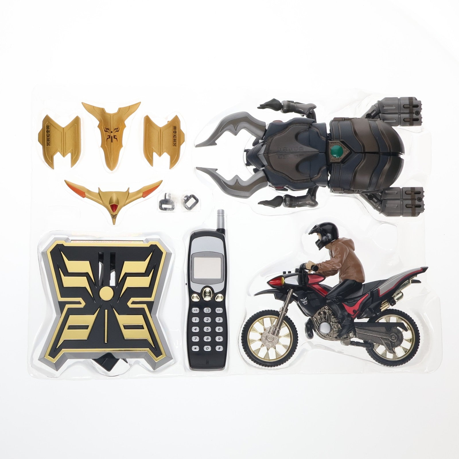 【中古即納】[TOY] ポピニカシリーズ DXビートゴウラム 仮面ライダークウガ 完成トイ バンダイ(20000930)
