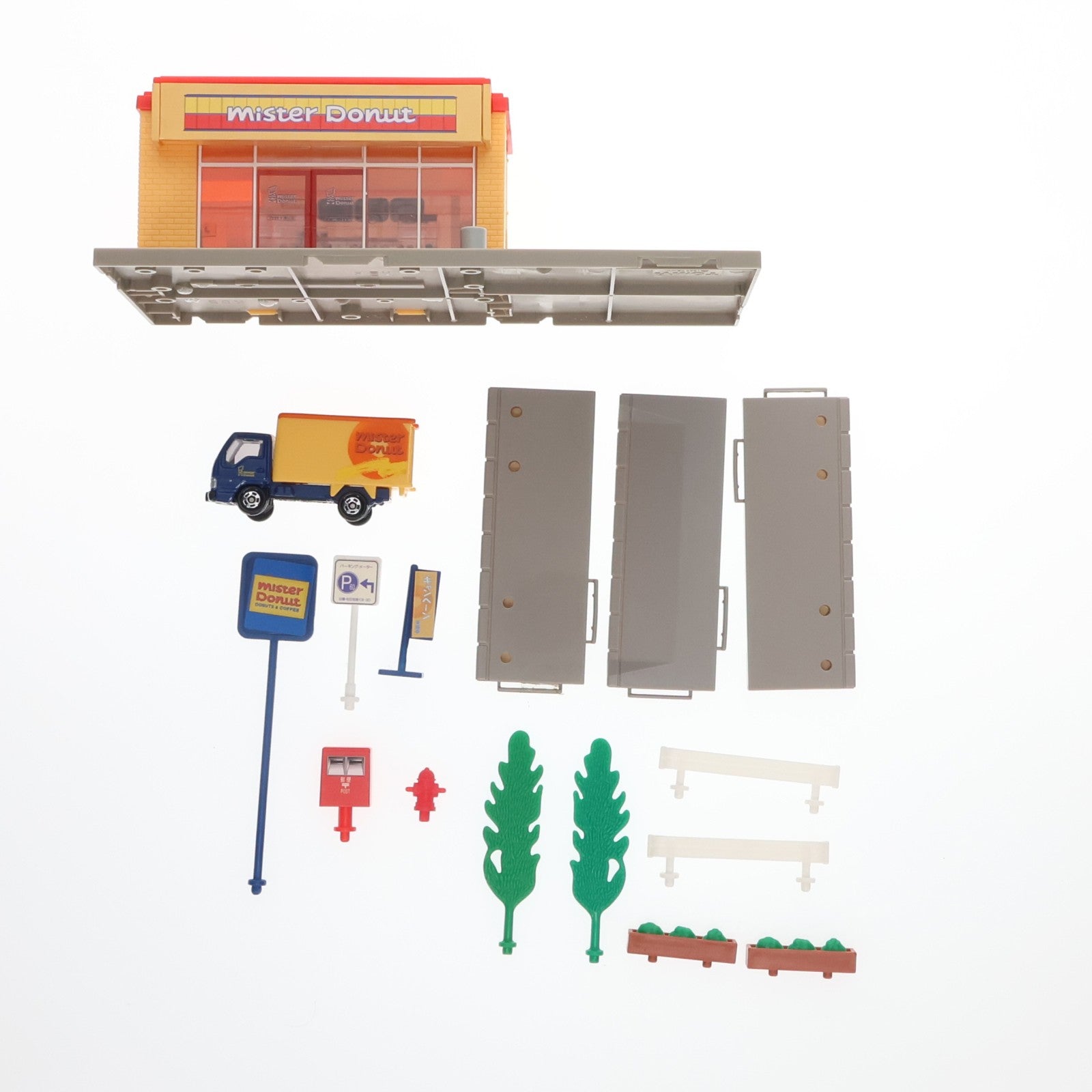 【中古即納】[TOY] トミカタウン ミスタードーナツ 組立トイ トミー(20030626)