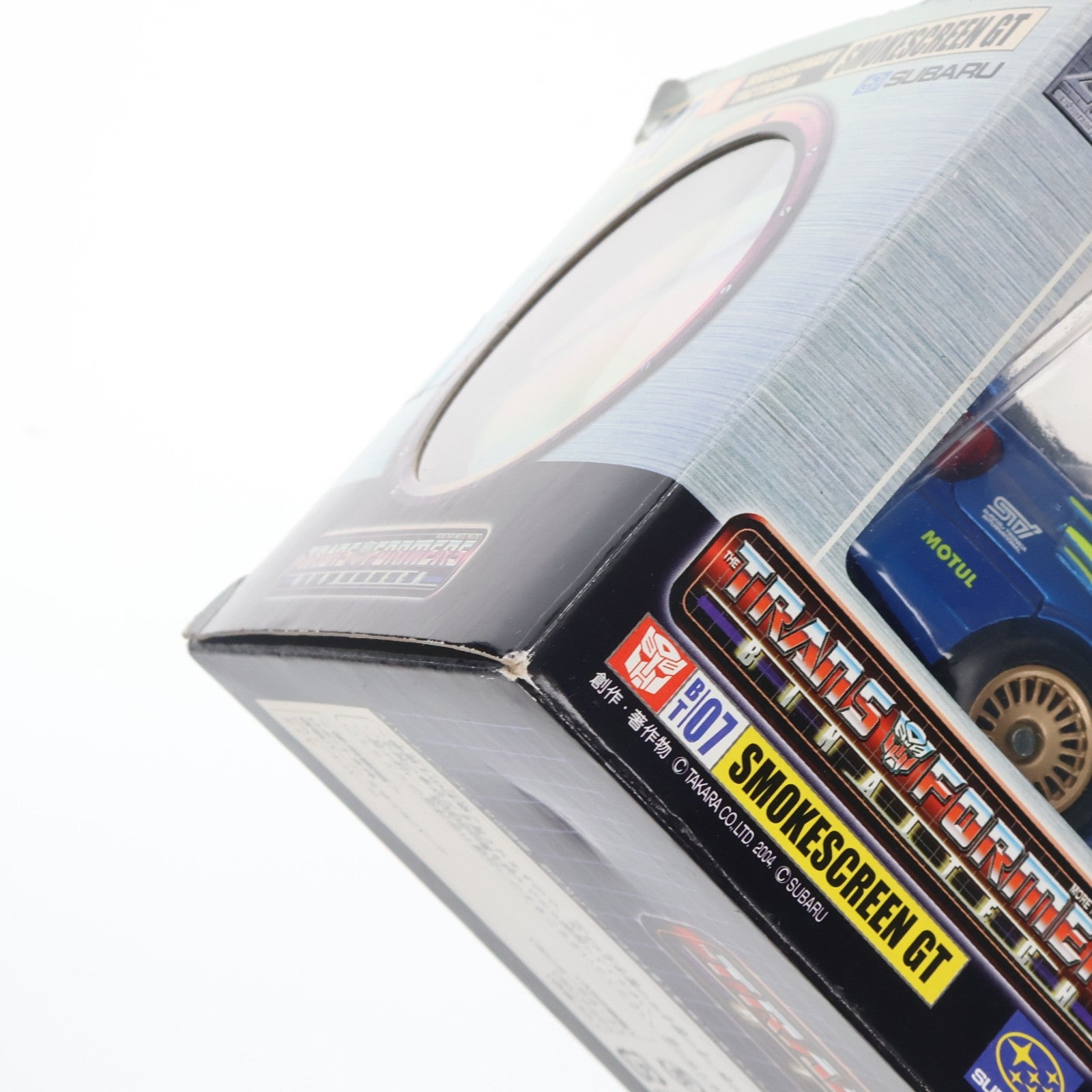 【中古即納】[TOY] トランスフォーマー バイナルテック BT-07 1/24 スモークスクリーンGT faet.スバル インプレッサ WRC2004 WRCラリー・ジャパン2004開催記念 完成トイ タカラ(20040830)
