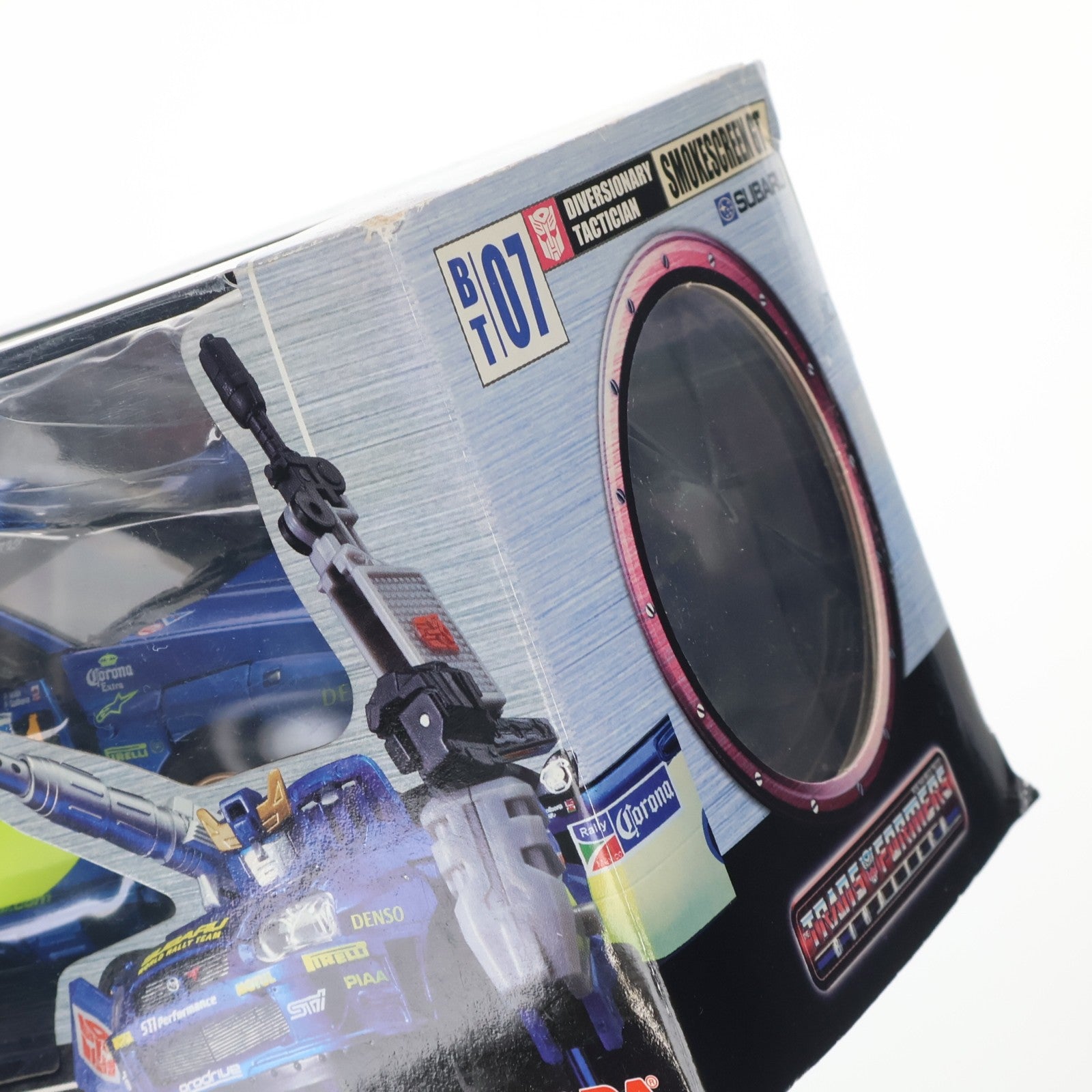 【中古即納】[TOY] トランスフォーマー バイナルテック BT-07 1/24 スモークスクリーンGT faet.スバル インプレッサ WRC2004 WRCラリー・ジャパン2004開催記念 完成トイ タカラ(20040830)