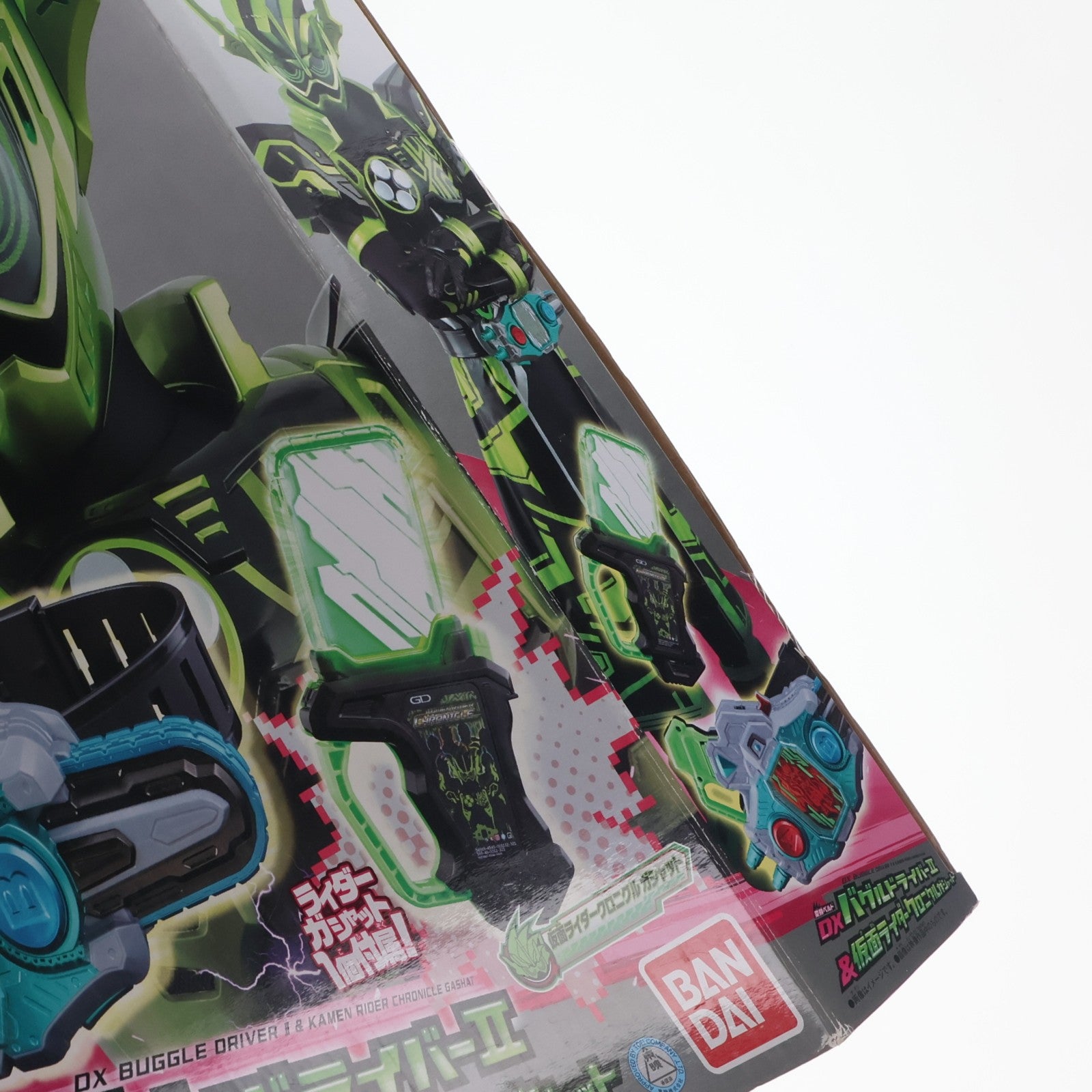 【中古即納】[TOY] 変身ベルト DXバグルドライバーツヴァイ&仮面ライダークロニクルガシャット 仮面ライダーエグゼイド 完成トイ バンダイ(20170513)
