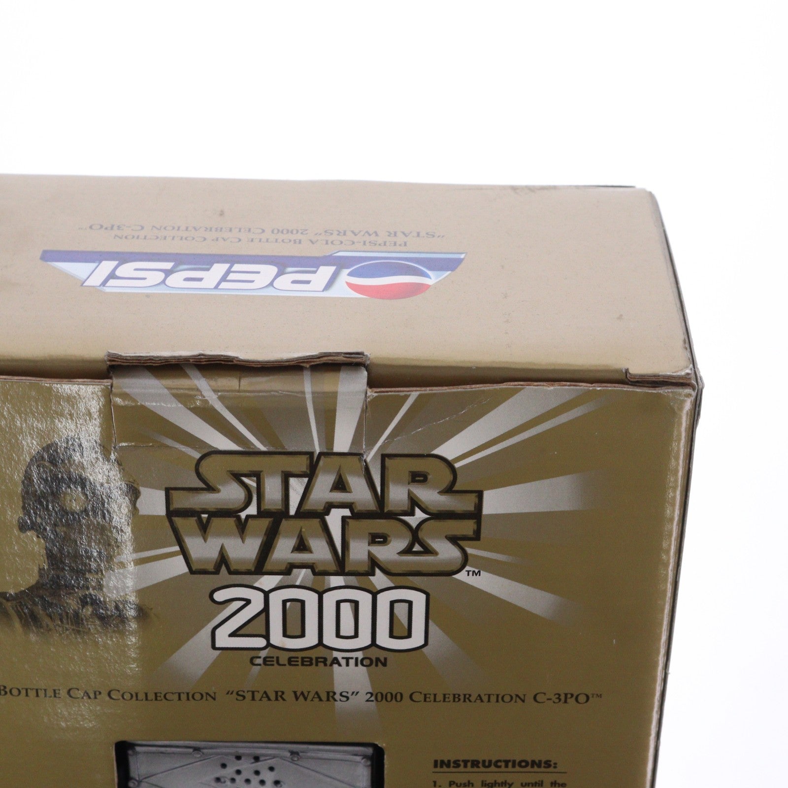 【中古即納】[TOY] C-3PO サウンドビッグボトルキャップ STAR WARS 2000 CELEBRATION スター・ウォーズキャンペーン第3弾 当選品 STAR WARS(スター・ウォーズ) 完成トイ ペプシ(20001231)