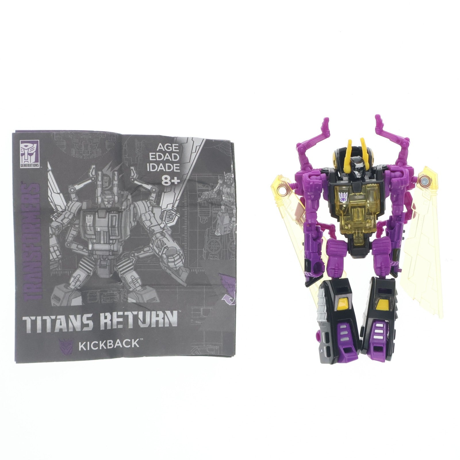 【中古即納】[TOY] トランスフォーマー ジェネレーションズ タイタンズリターン KICKBACK(キックバック) TFジェネレーションズ リーダークラス 完成トイ ハズブロ(20161130)