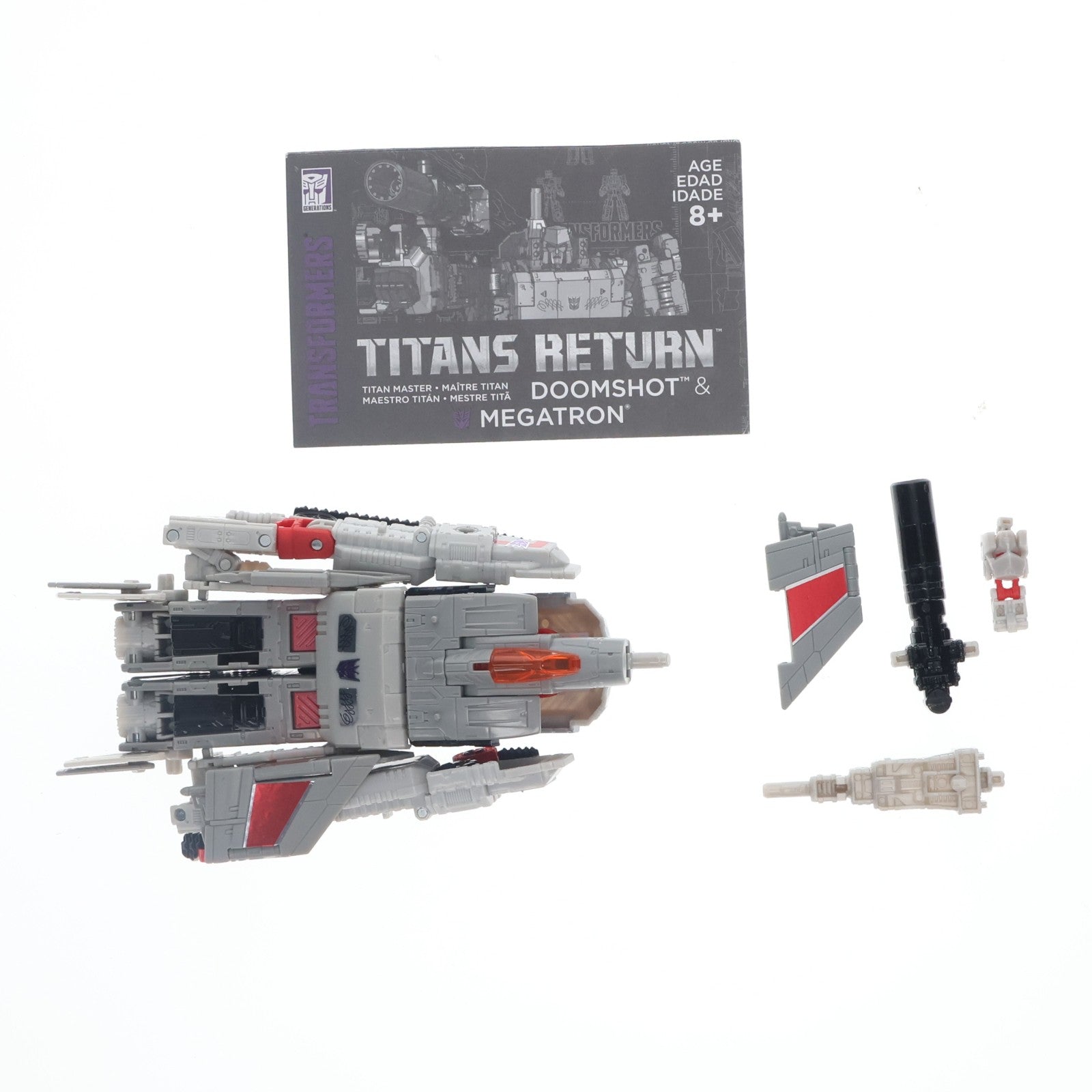 【中古即納】[TOY] トランスフォーマージェネレーションズ タイタンズリターン ボイジャークラス DOOMSHOT&MEGATRON(ドゥームショット&メガトロン) 完成トイ ハズブロ(20161231)