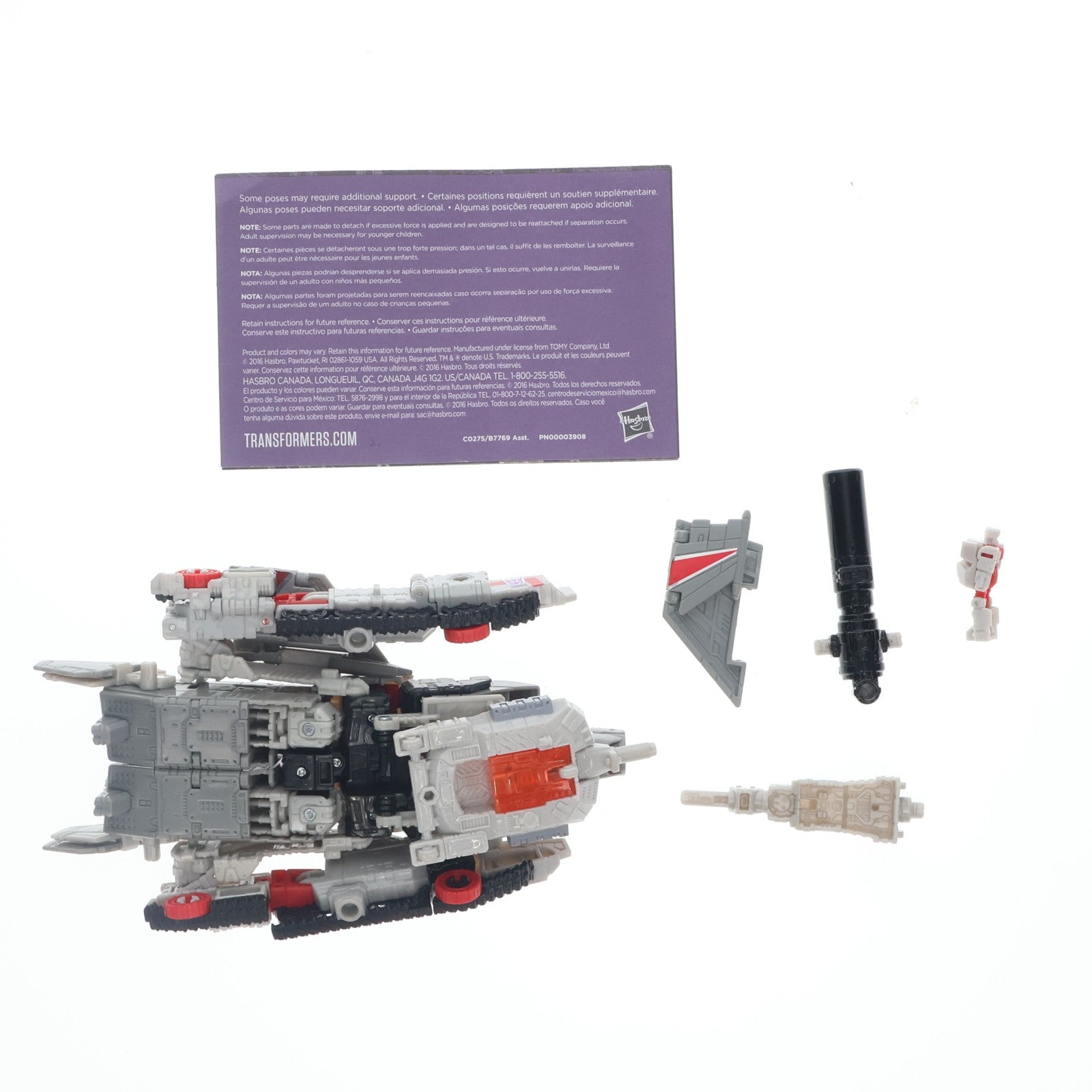 【中古即納】[TOY] トランスフォーマージェネレーションズ タイタンズリターン ボイジャークラス DOOMSHOT&MEGATRON(ドゥームショット&メガトロン) 完成トイ ハズブロ(20161231)