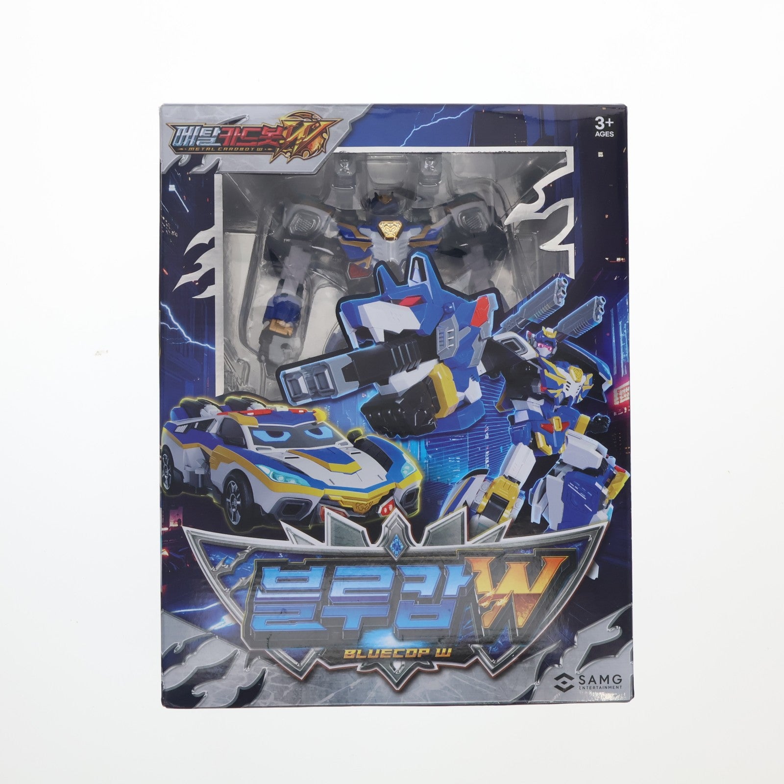 【中古即納】[TOY] BLUECOP W(ブルーコップW) Metal Cardbot W(メタル・カードボットW) 完成トイ SAMG ENTERTAINMENT(20251031)