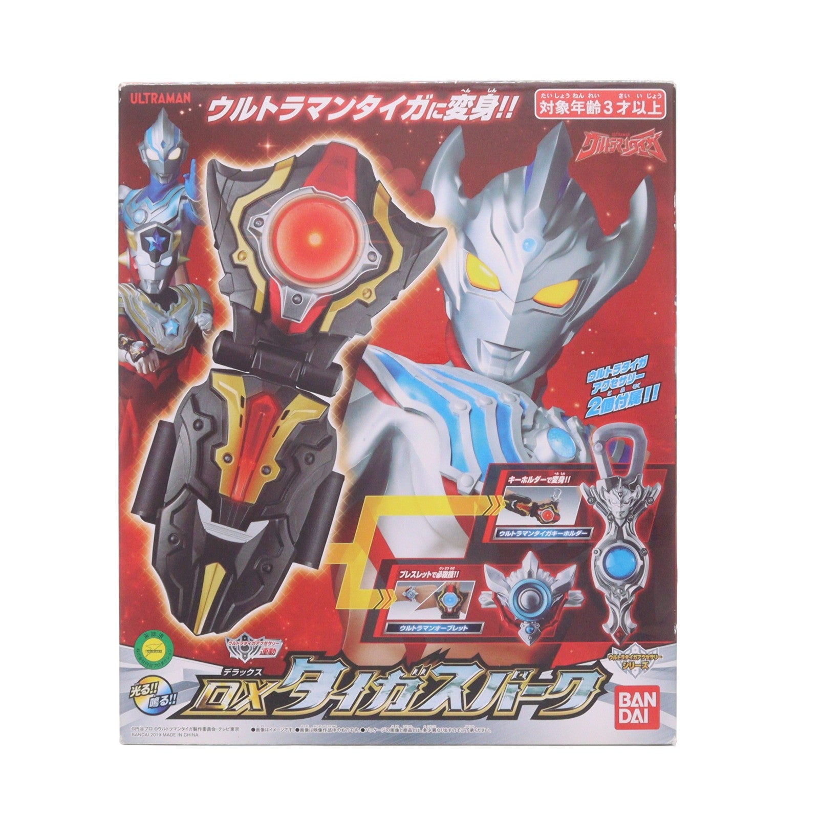 【中古即納】[TOY] DXタイガスパーク ウルトラマンタイガ 完成トイ バンダイ(20190706)