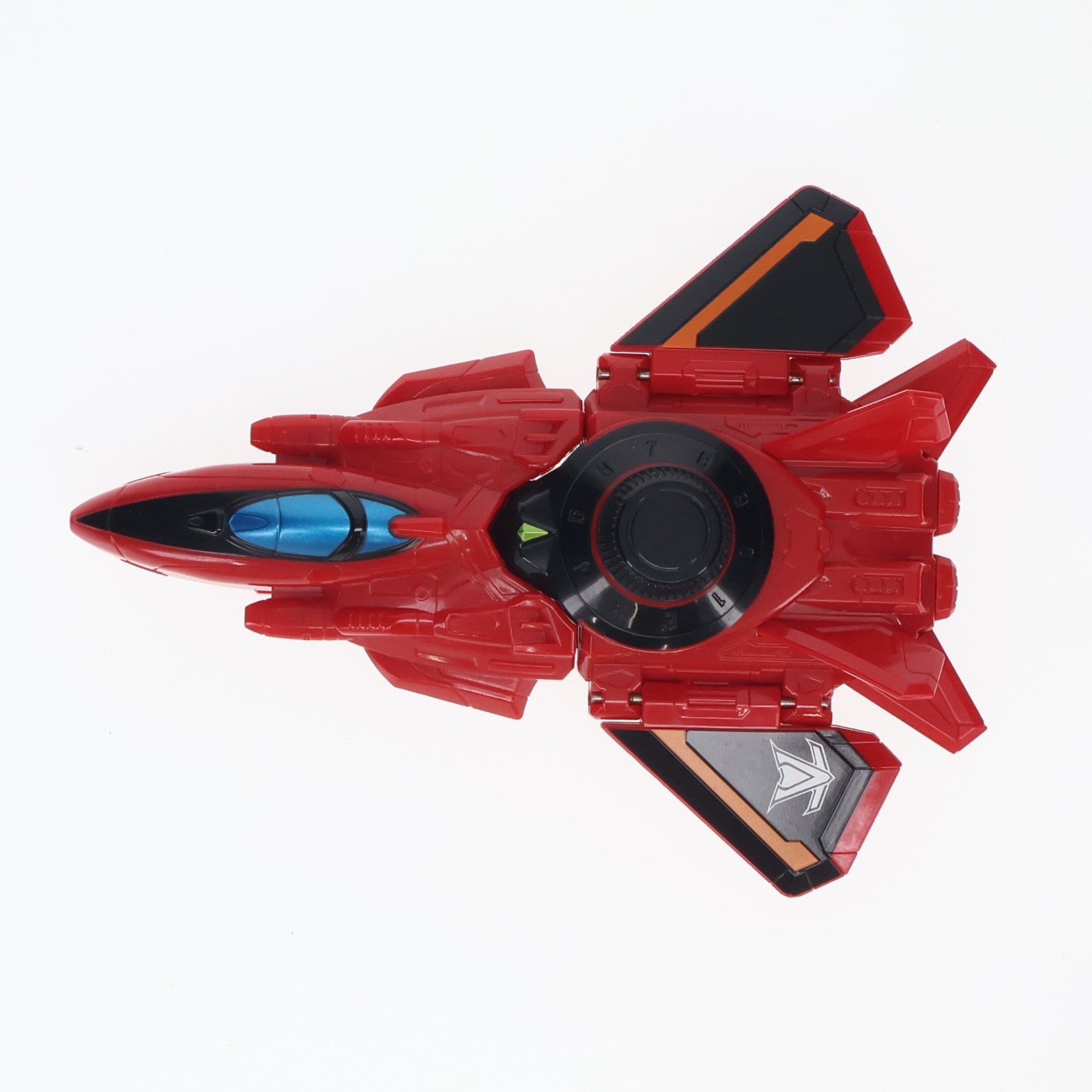 【中古即納】[TOY] VSビークルシリーズ DXレッドダイヤルファイター 快盗戦隊ルパンレンジャーVS警察戦隊パトレンジャー 完成トイ バンダイ(20180210)