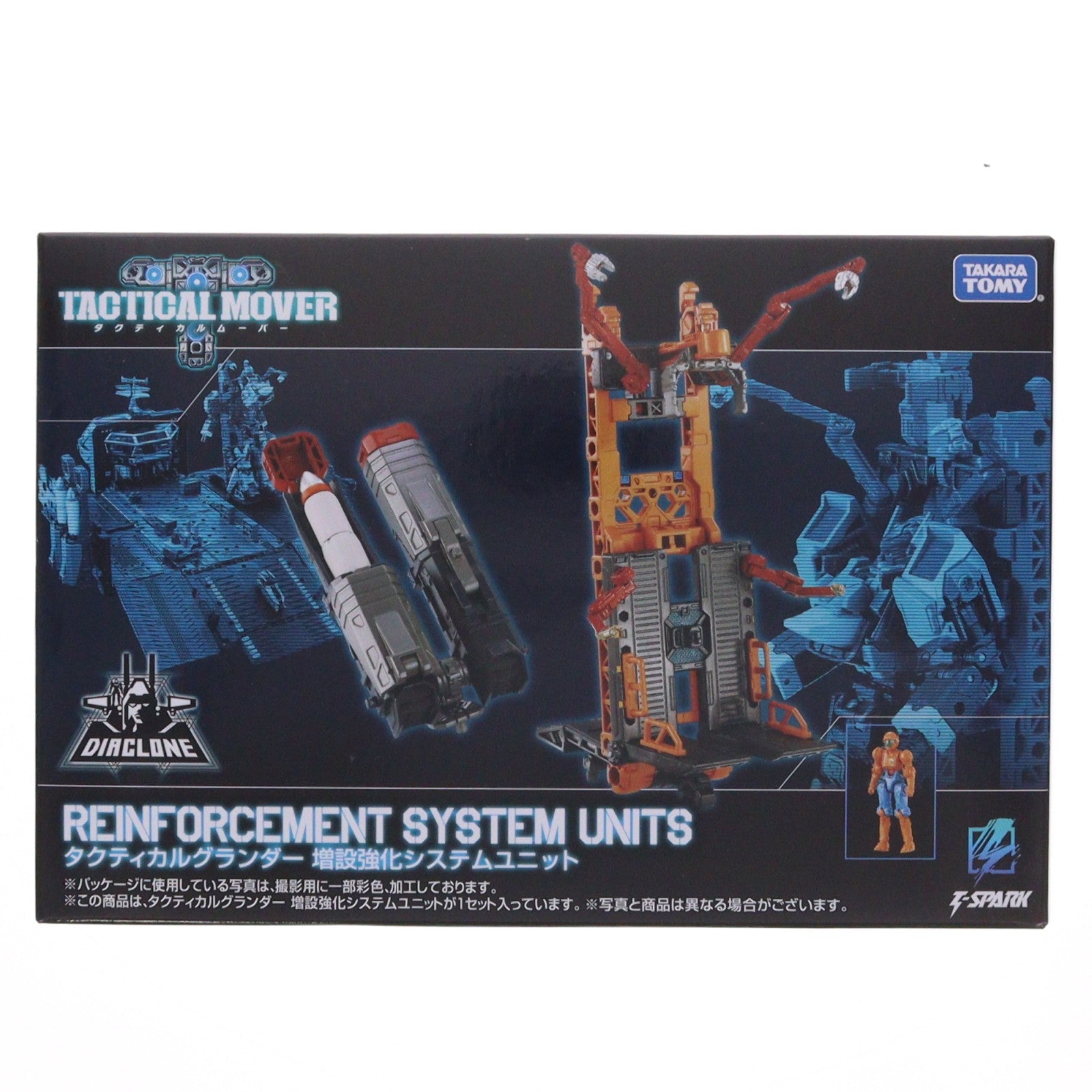 【中古即納】[TOY] T-SPARK ダイアクロン タクティカルグランダー 増設強化システムユニット 完成トイ タカラトミー(20250830)