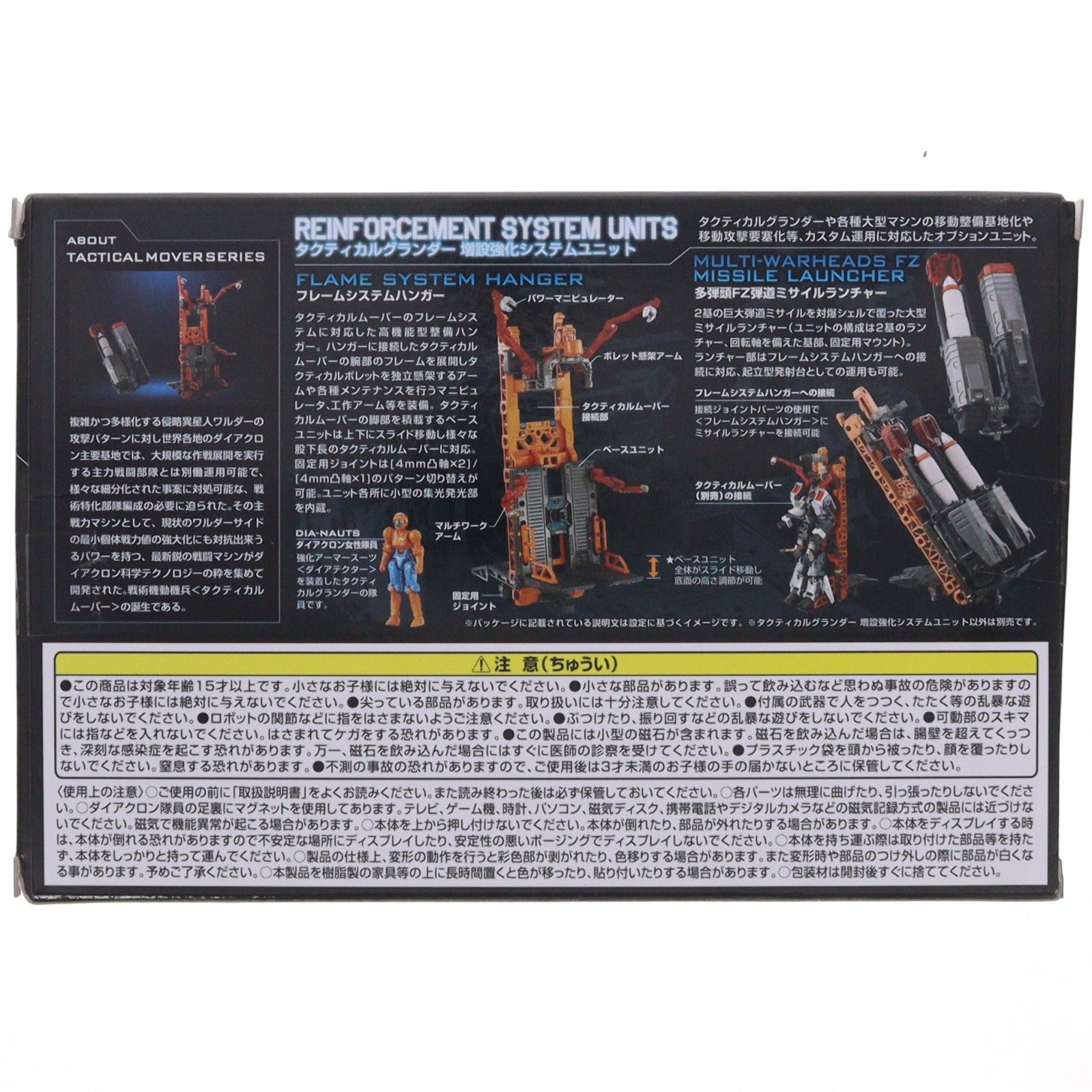 【中古即納】[TOY] T-SPARK ダイアクロン タクティカルグランダー 増設強化システムユニット 完成トイ タカラトミー(20250830)