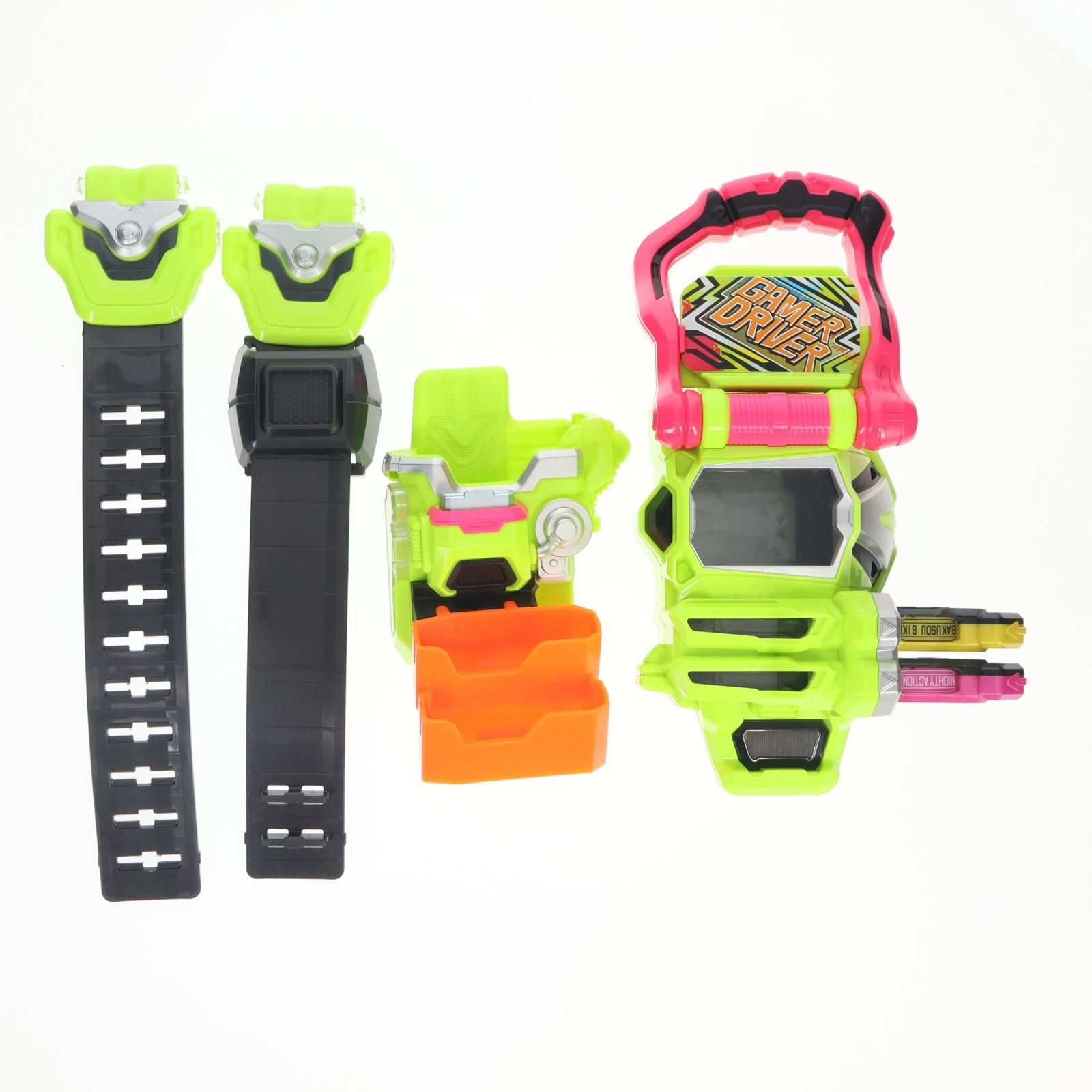 【中古即納】[TOY] DXゲーマドライバー&キメワザスロットホルダーセット 仮面ライダーエグゼイド 完成トイ バンダイ(20161001)
