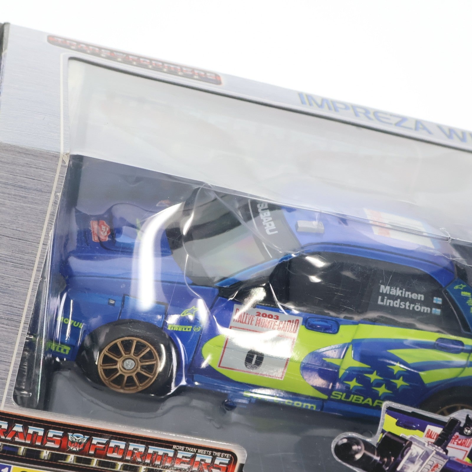 【中古即納】[TOY] トランスフォーマー バイナルテック BT-01 1/24 スモークスクリーン feat.スバルインプレッサWRC2003 No.8 完成トイ タカラ(20030930)