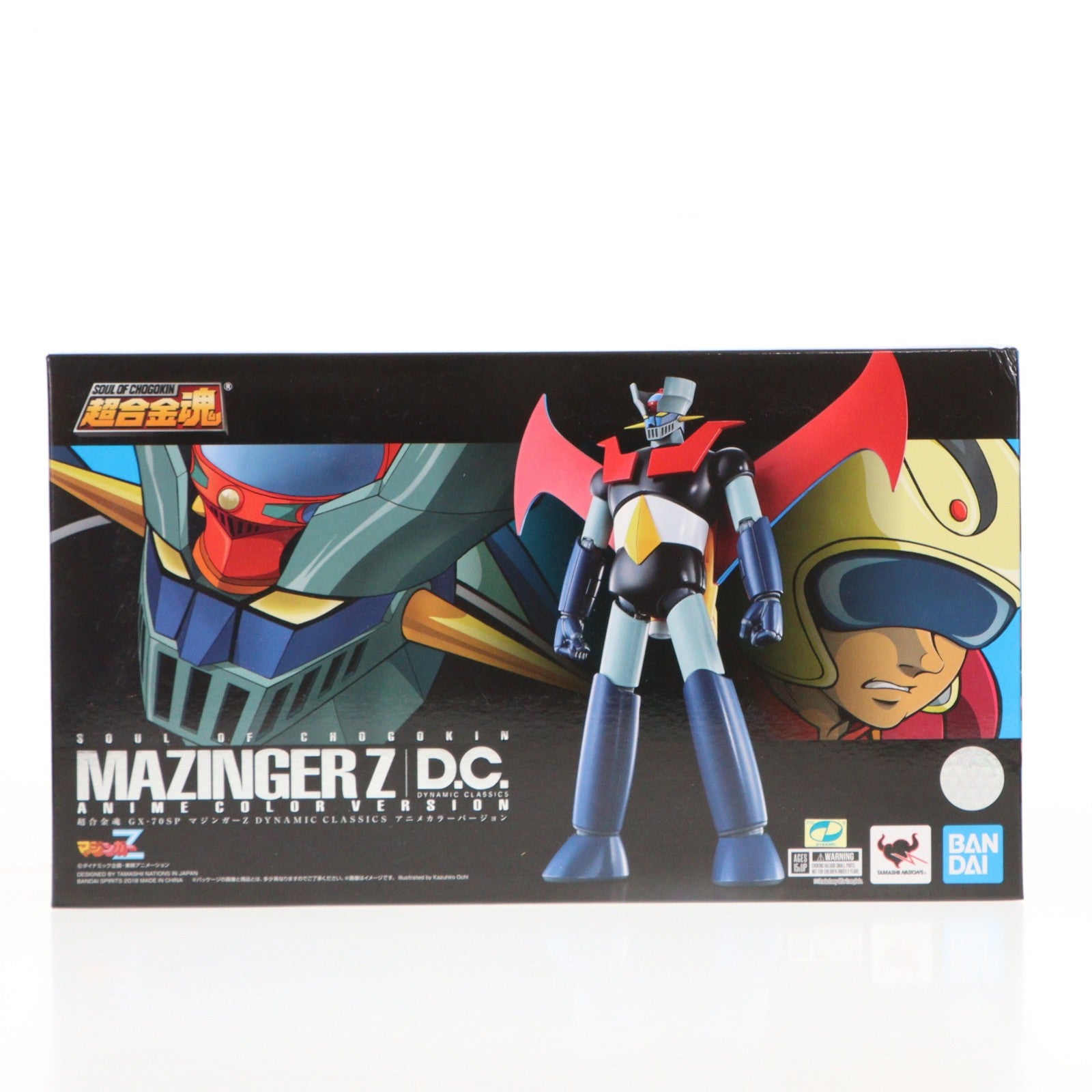 【中古即納】[TOY] 超合金魂 GX-70SP マジンガーZ D.C. アニメカラーバージョン 完成トイ 画業50年突破記念 永井GO展&魂ウェブ商店限定 バンダイスピリッツ(20180908)