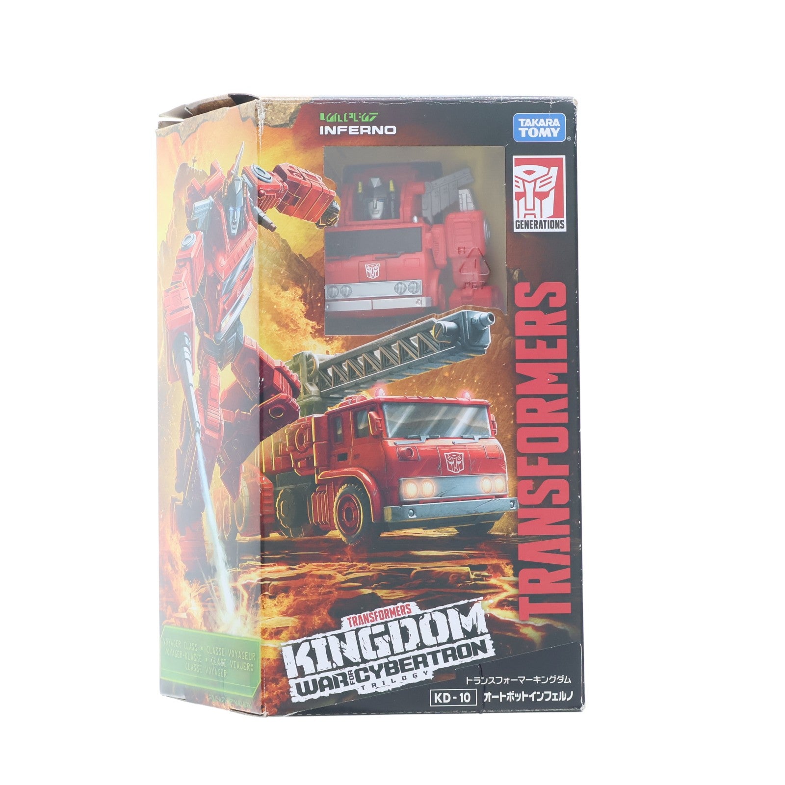 【中古即納】[TOY] トランスフォーマー キングダムシリーズ KD-10 オートボットインフェルノ 完成トイ タカラトミー(20210731)