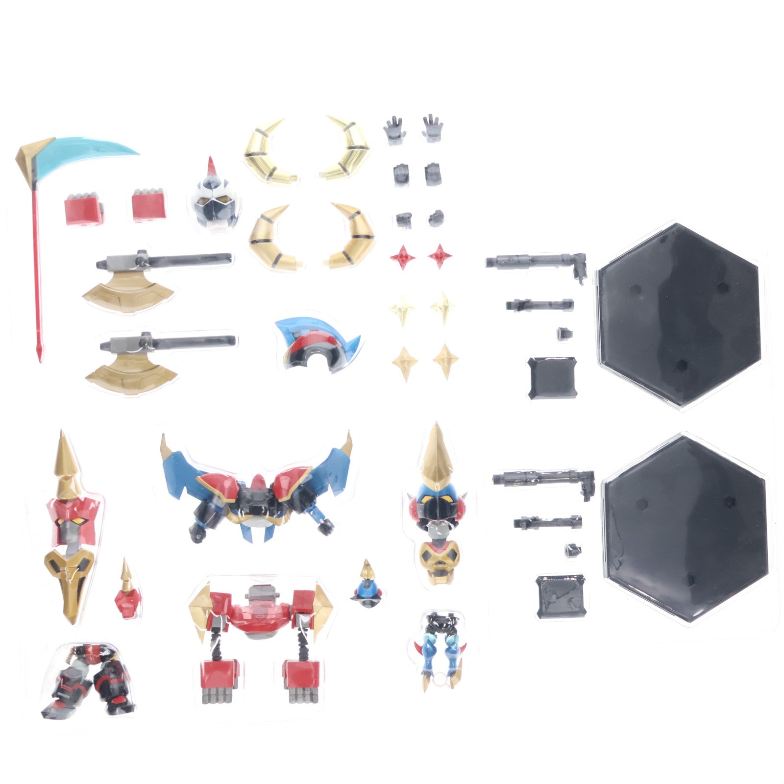 【中古即納】[TOY] 初回特典付属 ES合金10 ライキング&バルキング ガイキング LEGEND OF DAIKU-MARYU(レジェンド オブ ダイクウマリュウ) 完成トイ ACTION TOYS(アクショントイズ)(20130207)