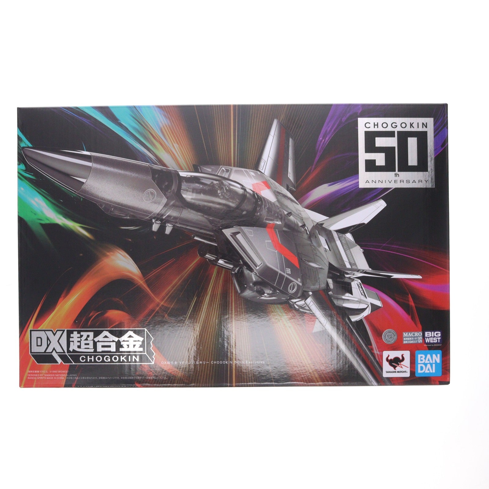 【中古即納】[TOY] TAMASHII NATIONS STORE限定 DX超合金 VF-1J バルキリー CHOGOKIN 50th Exclusive 超時空要塞マクロス 完成トイ バンダイスピリッツ(20240924)