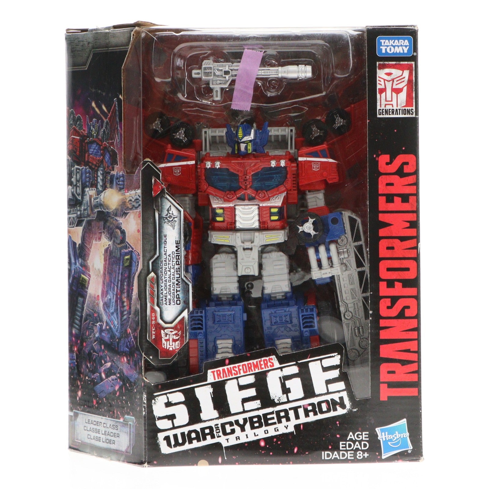 【中古即納】[TOY] トランスフォーマー ウォーフォーサイバトロン/シージ WFC-S40 ギャラクシーアップグレード オプティマスプライム TFジェネレーションズ トランスフォーマー ギャラクシーフォース 完成トイ ハズブロ(20181231)