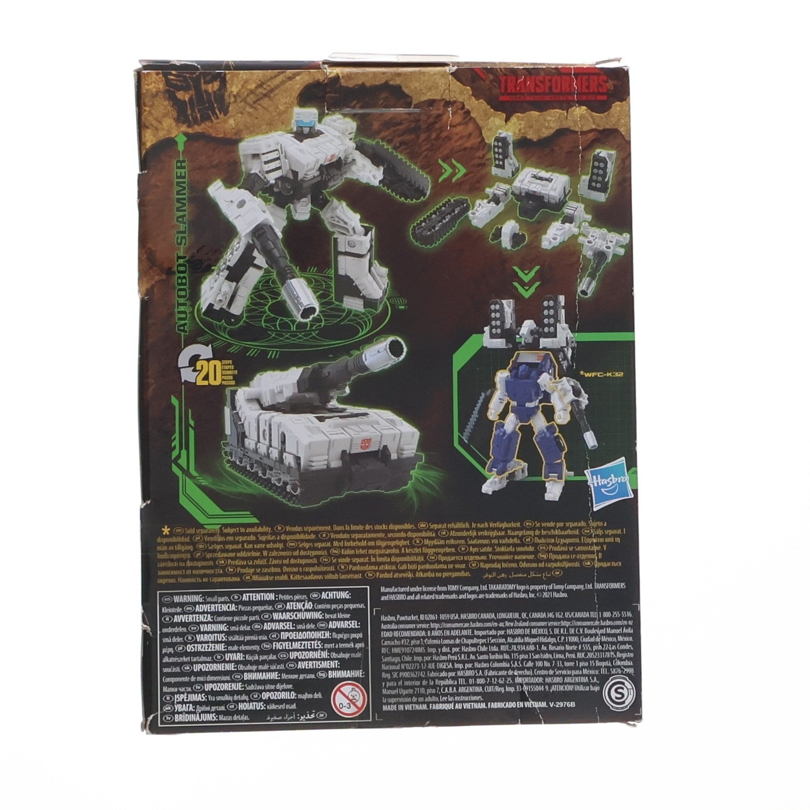 【中古即納】[TOY] トランスフォーマー ウォーフォーサイバトロン/キングダム WFC-K33 AUTOBOT SLAMMER(オートボット スラマー) TFジェネレーションズ デラックスクラス 完成トイ ハズブロ(20211231)