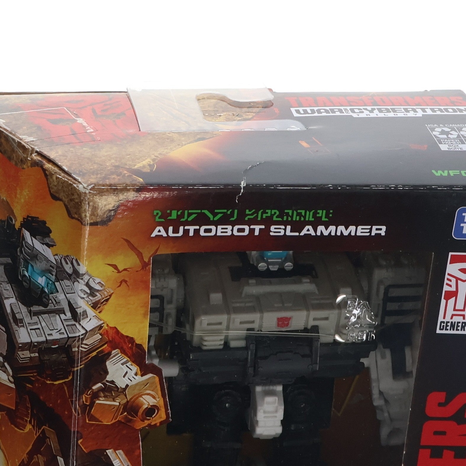 【中古即納】[TOY] トランスフォーマー ウォーフォーサイバトロン/キングダム WFC-K33 AUTOBOT SLAMMER(オートボット スラマー) TFジェネレーションズ デラックスクラス 完成トイ ハズブロ(20211231)