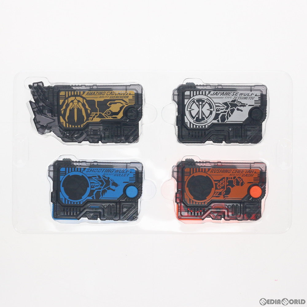【中古即納】[TOY] プレミアムバンダイ限定 DXメモリアルプログライズキーセット SIDE A.I.M.S.&ZAIA 仮面ライダーゼロワン 完成トイ バンダイ(20210228)