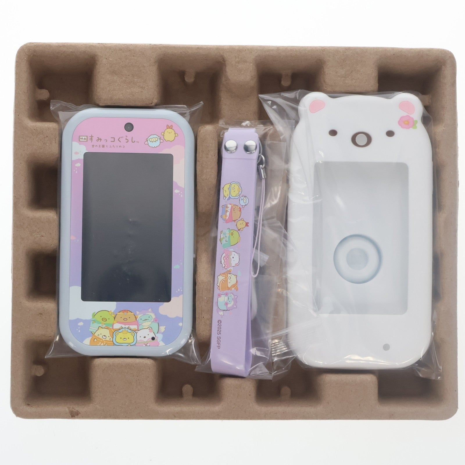 【中古即納】[TOY] 大きな画面で世界が広がる!すみっコスマホワイド プレミアムセット 映画 すみっコぐらし 空の王国とふたりのコ 完成トイ タカラトミー(20251025)