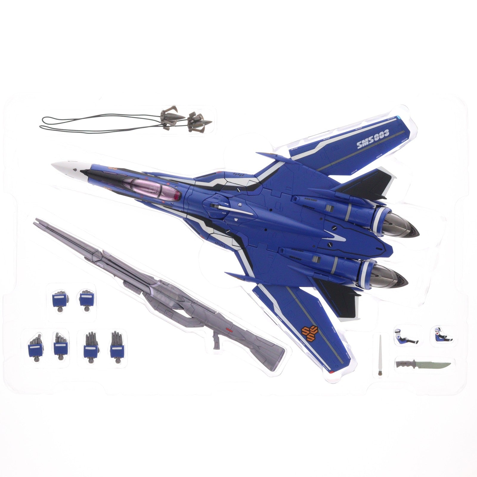 【中古即納】[TOY] DX超合金 VF-25G スーパーメサイアバルキリー(ミハエル・ブラン機) リバイバルVer. マクロスF(フロンティア) 完成トイ バンダイスピリッツ(20230923)