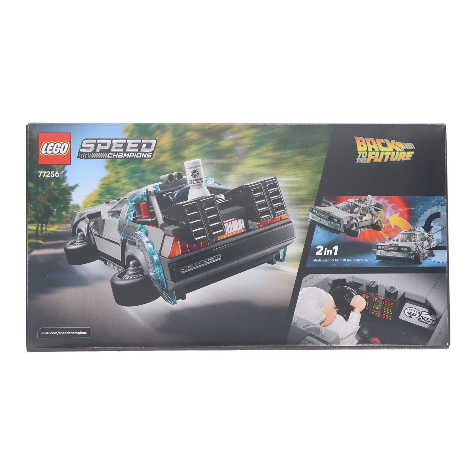 【中古即納】[TOY] LEGO SPEED CHAMPIONS(レゴ スピードチャンピオンズ) 77256 バック・トゥ・ザ・フューチャー タイムマシン デロリアン・DMC-12 組立トイ LEGO(レゴ)(20260101)