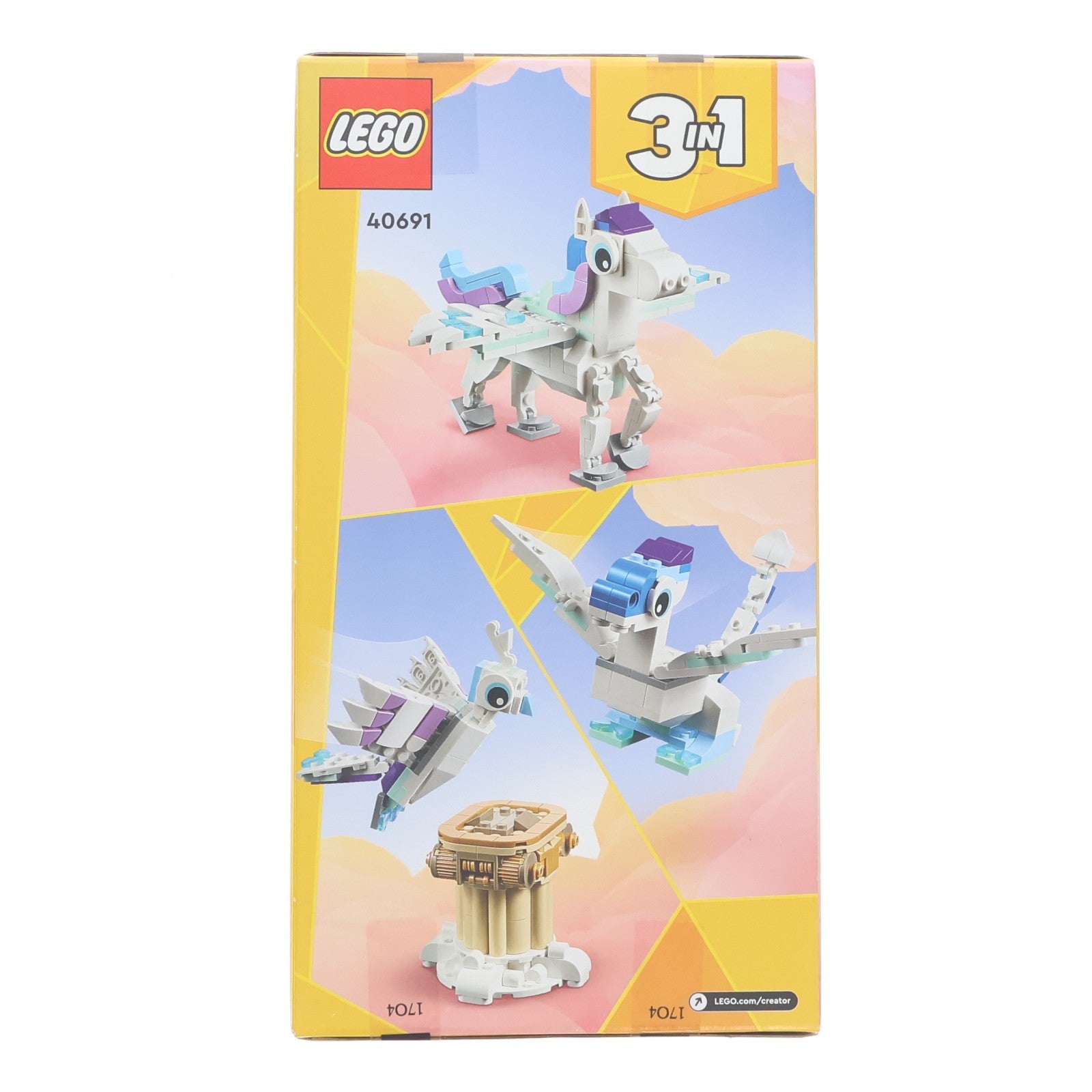 【中古即納】[TOY] LEGO Creator(レゴ クリエイター) 3in1 40691 まほうのペガサス 組立トイ(6473975) LEGO(レゴ)(20240819)
