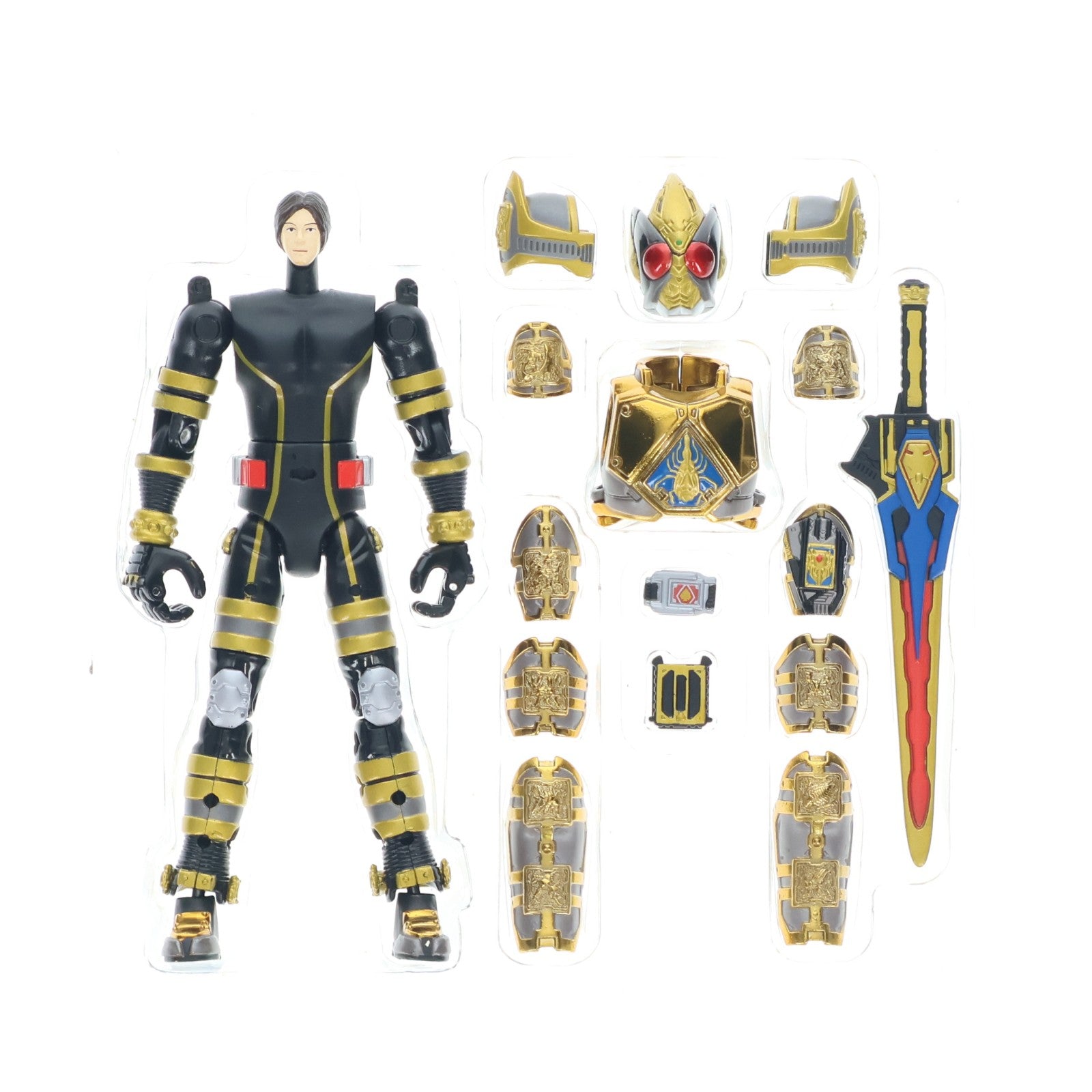 【中古即納】[TOY] 超合金 GD-86 装着変身 仮面ライダーブレイド キングフォーム 仮面ライダー剣(ブレイド) 完成トイ バンダイ(20050611)