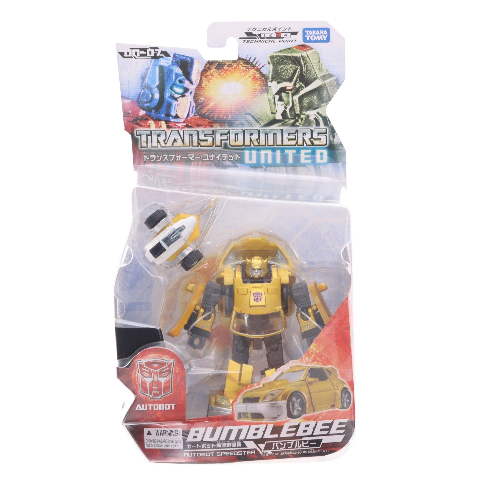【中古即納】[TOY] トランスフォーマー ユナイテッド UN-07 バンブルビー 完成トイ タカラトミー(20101228)