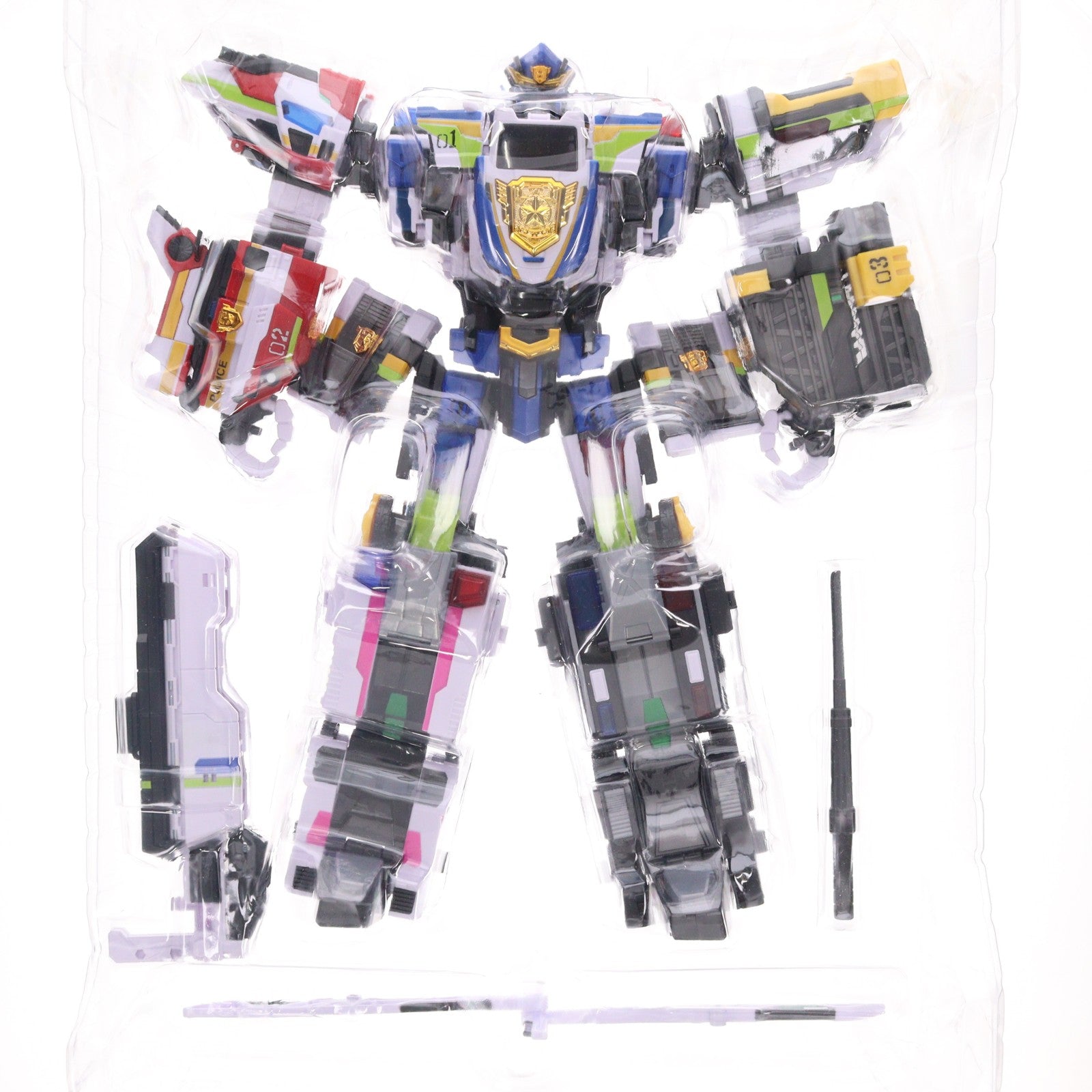 【中古即納】[TOY] JUSTICE TITAN -ジャスティス タイタン- MINIFORCE SUPER COPS(ミニフォース) 完成トイ SAMG ENTERTAINMENT(19991231)