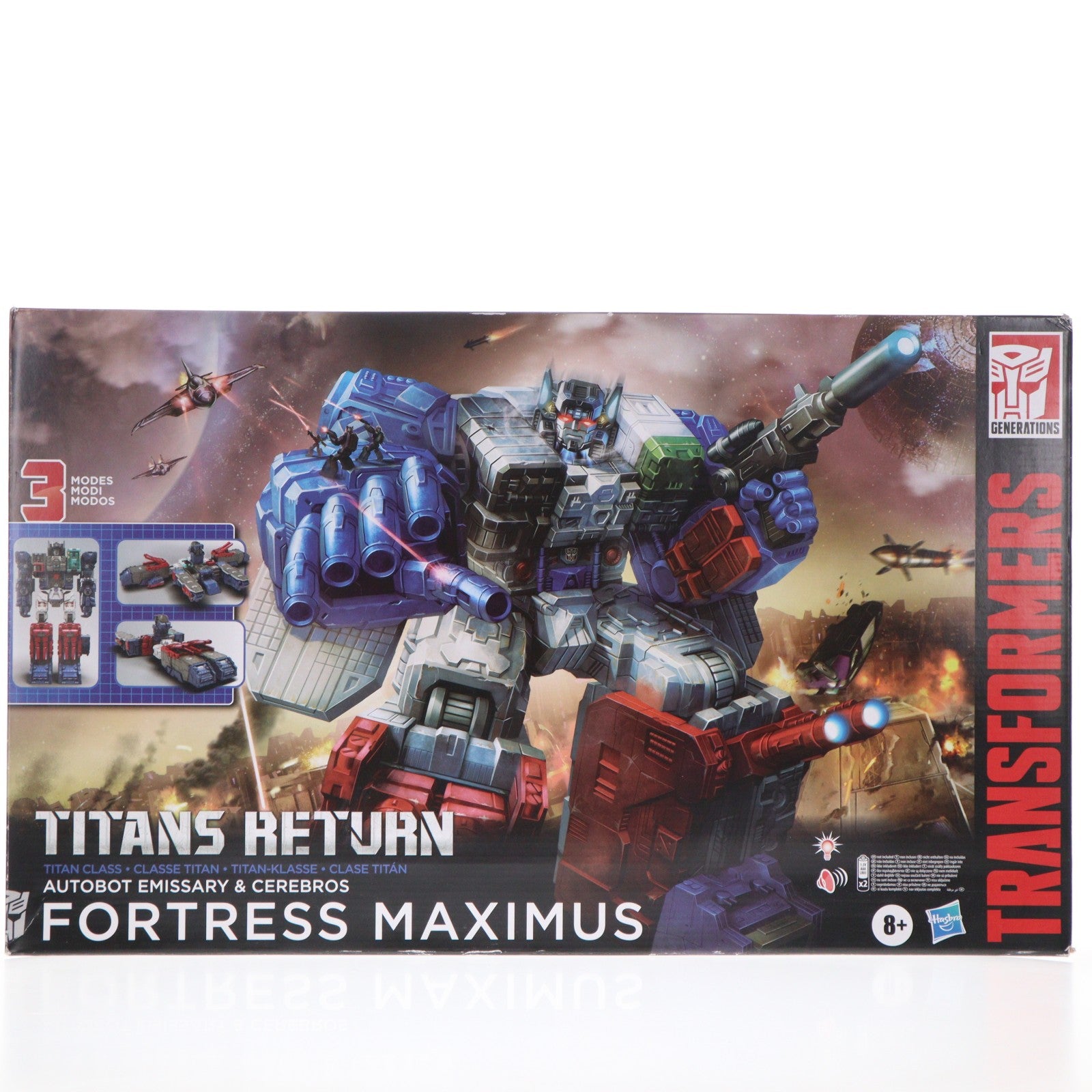 【中古即納】[TOY] トランスフォーマー ジェネレーションズ タイタンクラス オートボット エミサリー&セレブロス フォートレスマキシマス トランスフォーマー タイタンズリターン 完成トイ ハズブロ(20160730)